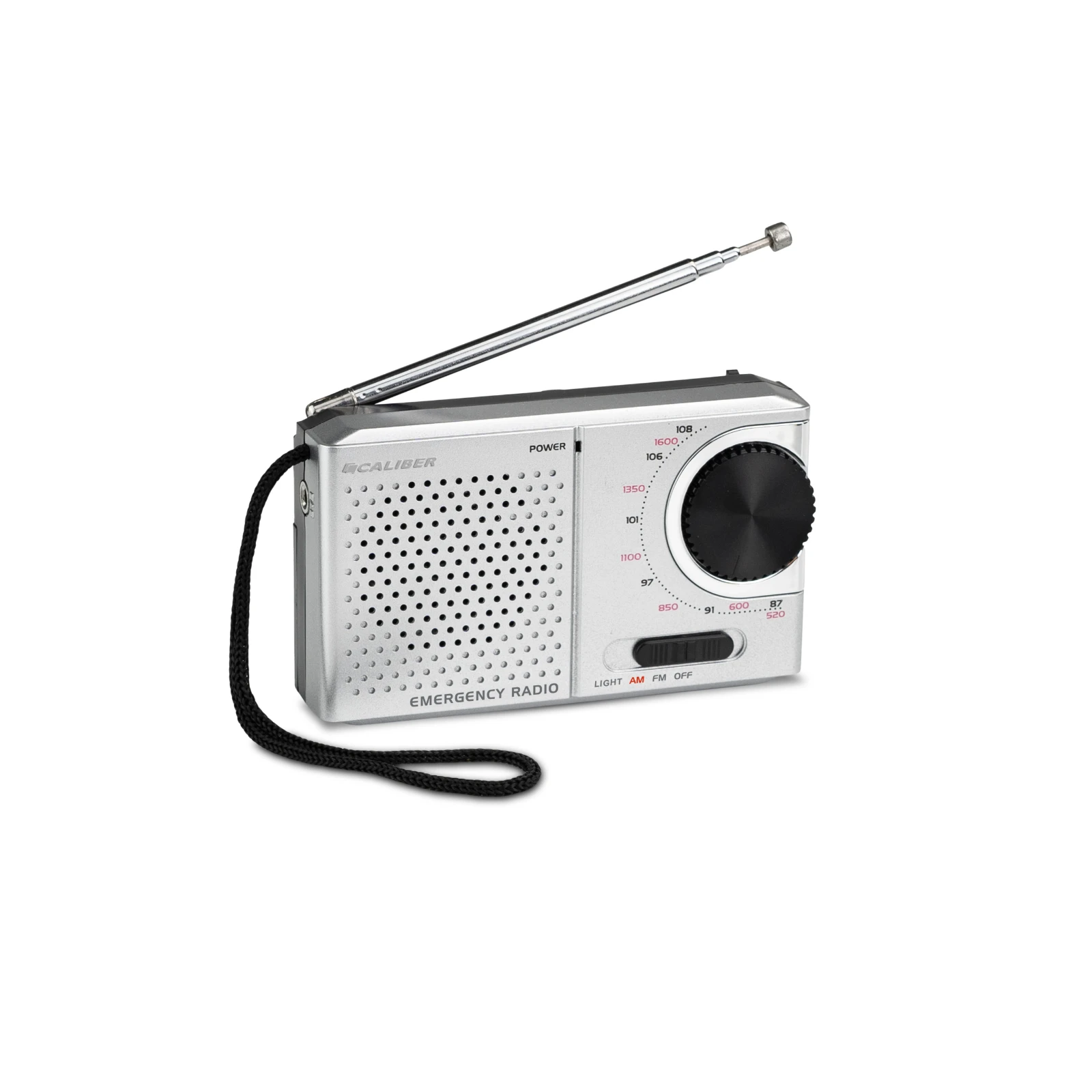 Caliber HPG311R Draagbare radio – 0.5 W – AM / FM – Zilver