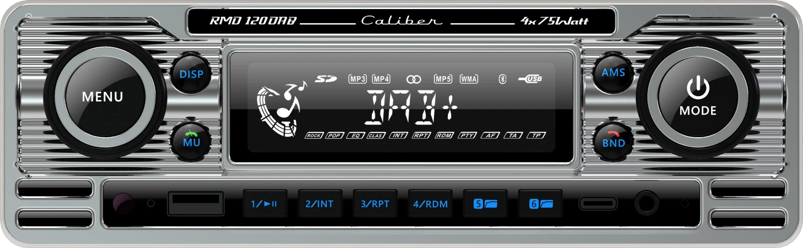 Caliber RMD120DAB Autoradio – DAB+ / FM – Chroom