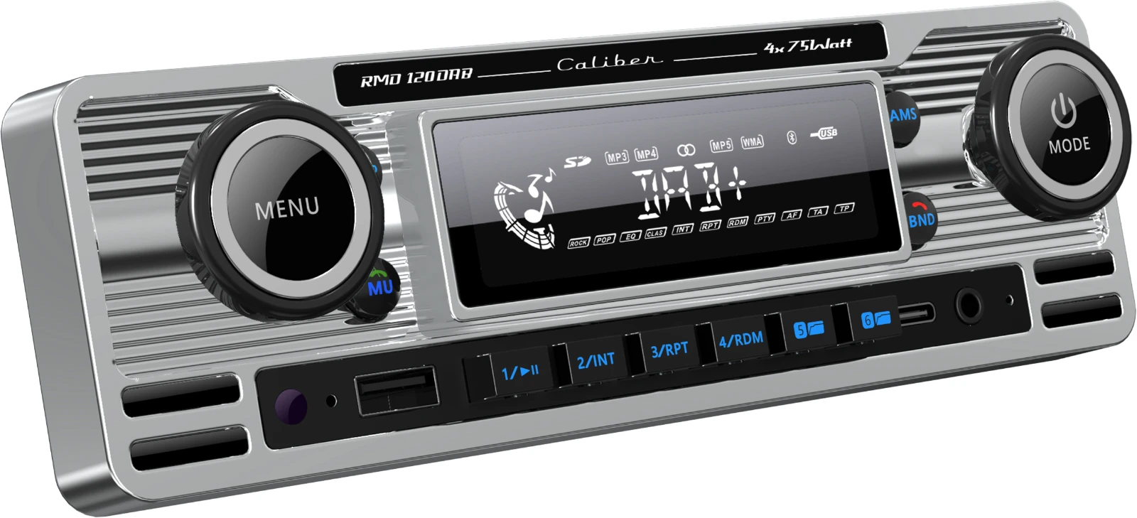 Caliber RMD120DAB Autoradio – DAB+ / FM – Chroom