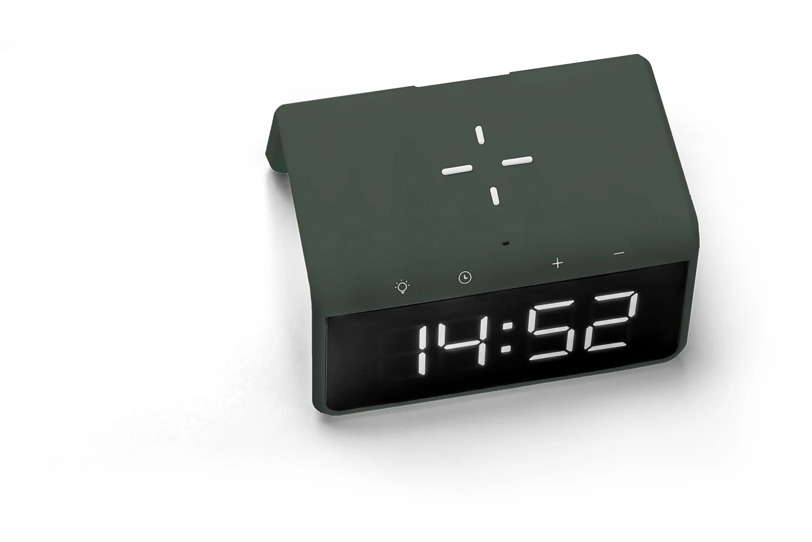 Caliber Digitale Wekker + Draadloze Lader - Groen
