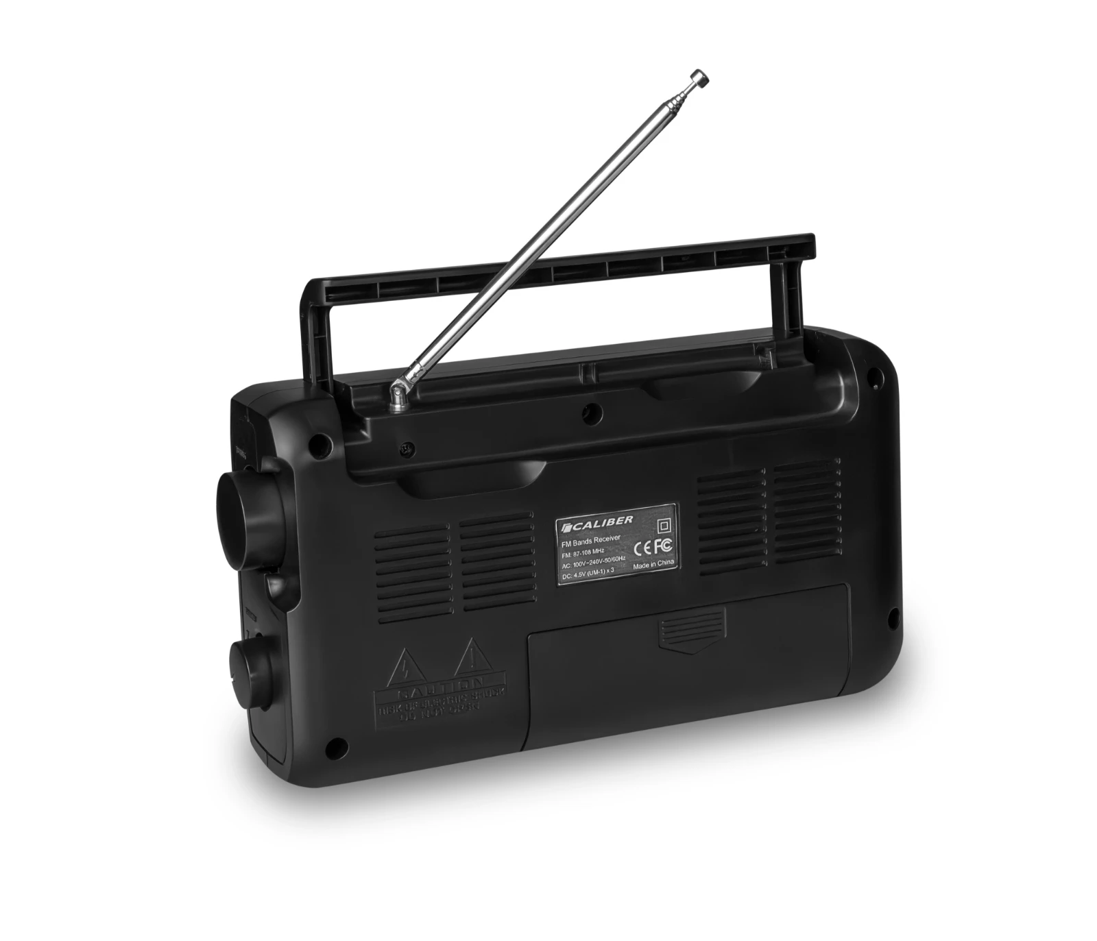Caliber HPG317R-B Draagbare radio – 2 W – FM 87.5–108 MHz – Zwart