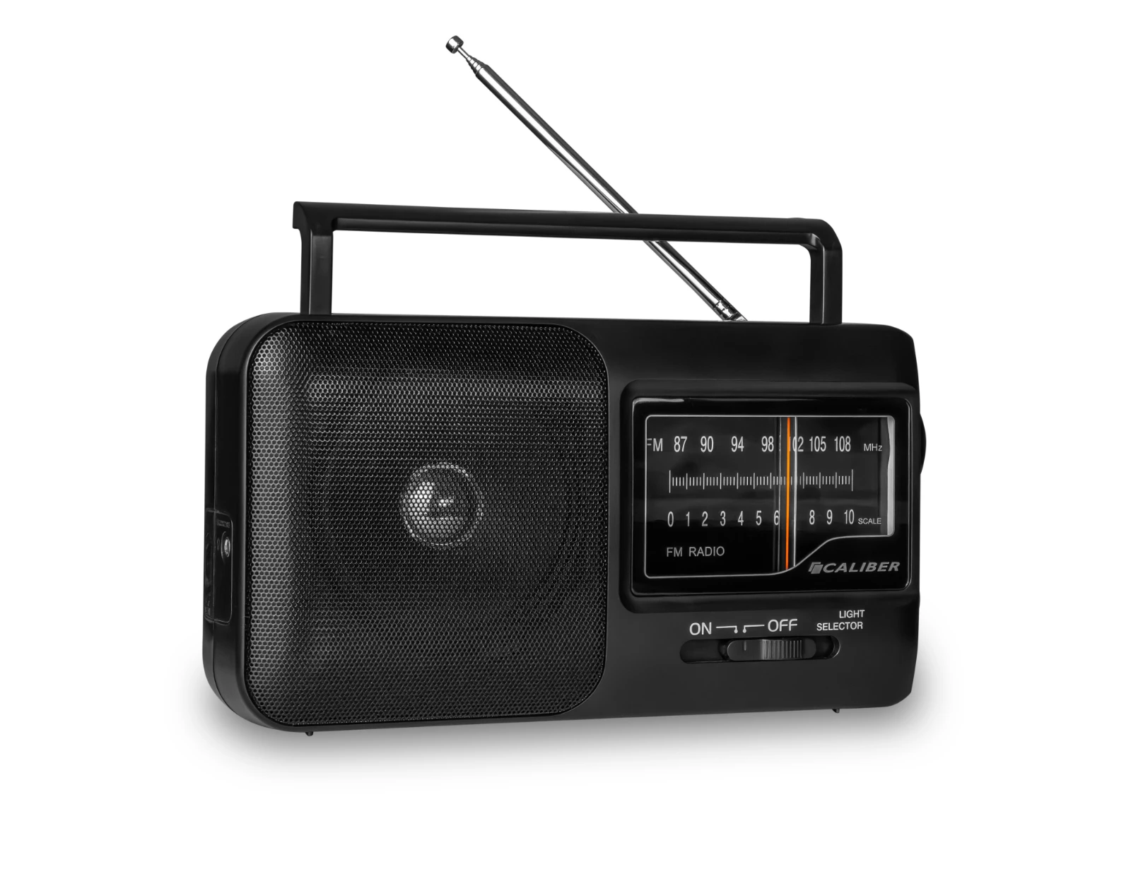 Caliber HPG317R-B Draagbare radio – 2 W – FM 87.5–108 MHz – Zwart