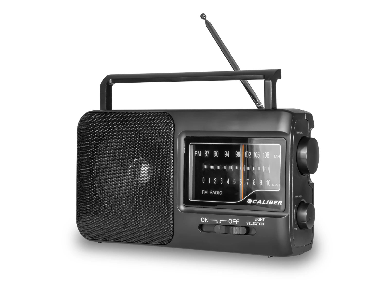 Caliber HPG317R-B Draagbare radio – 2 W – FM 87.5–108 MHz – Zwart