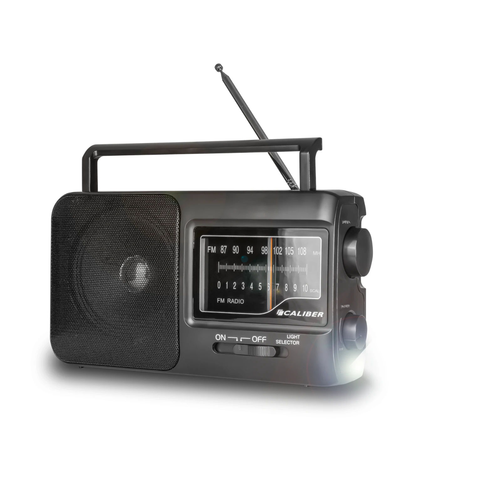 Caliber HPG317R-B Draagbare radio – 2 W – FM 87.5–108 MHz – Zwart