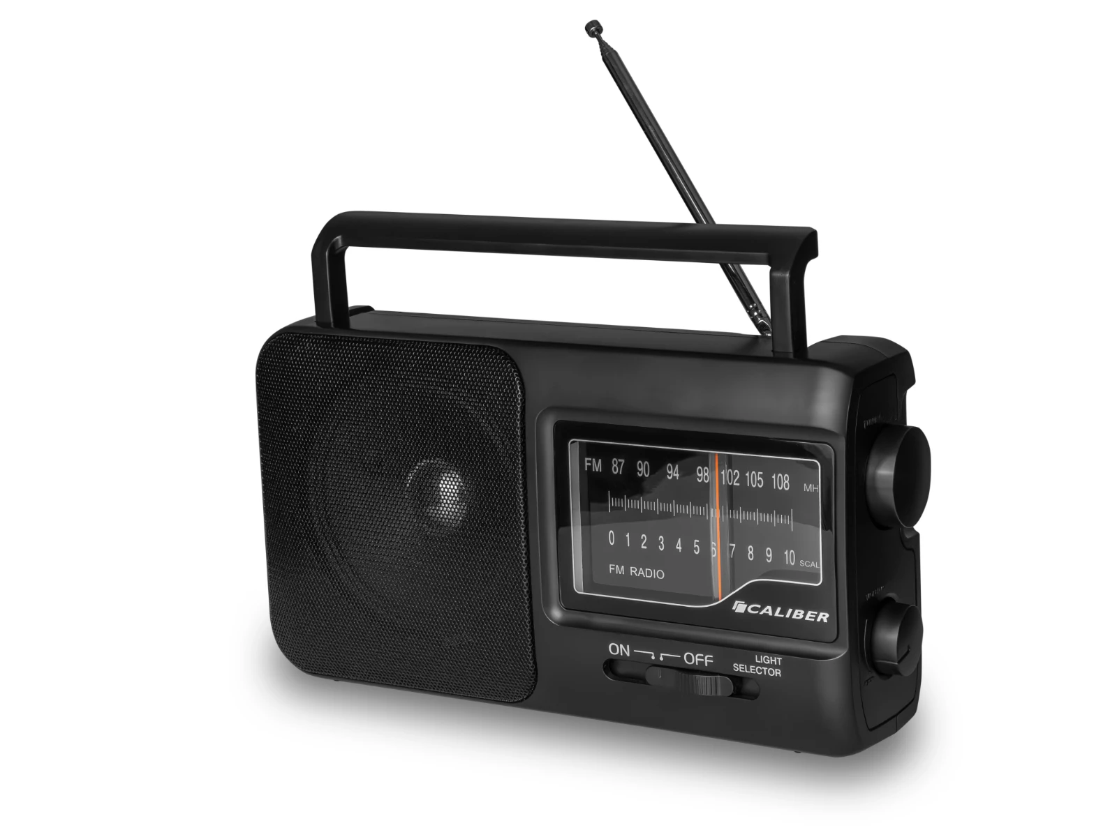 Caliber HPG317R-B Draagbare radio – 2 W – FM 87.5–108 MHz – Zwart