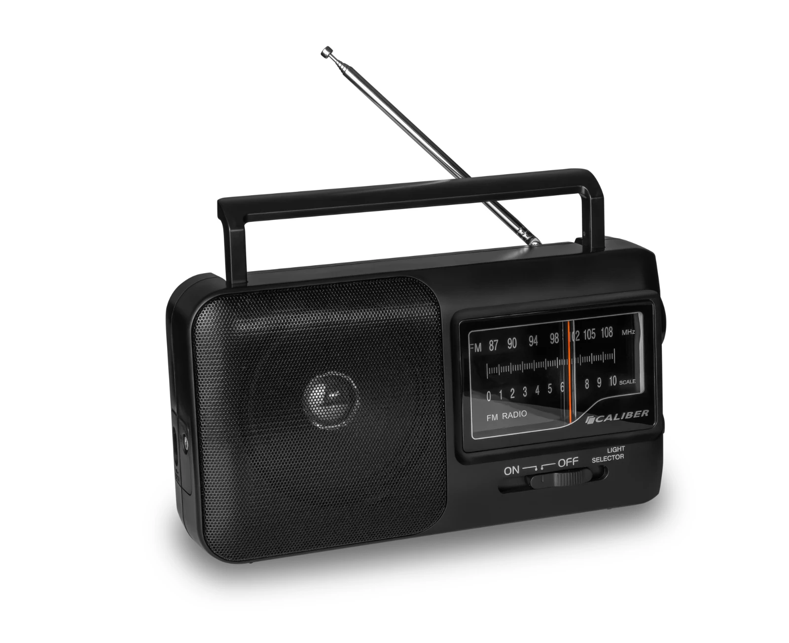 Caliber HPG317R-B Draagbare radio – 2 W – FM 87.5–108 MHz – Zwart