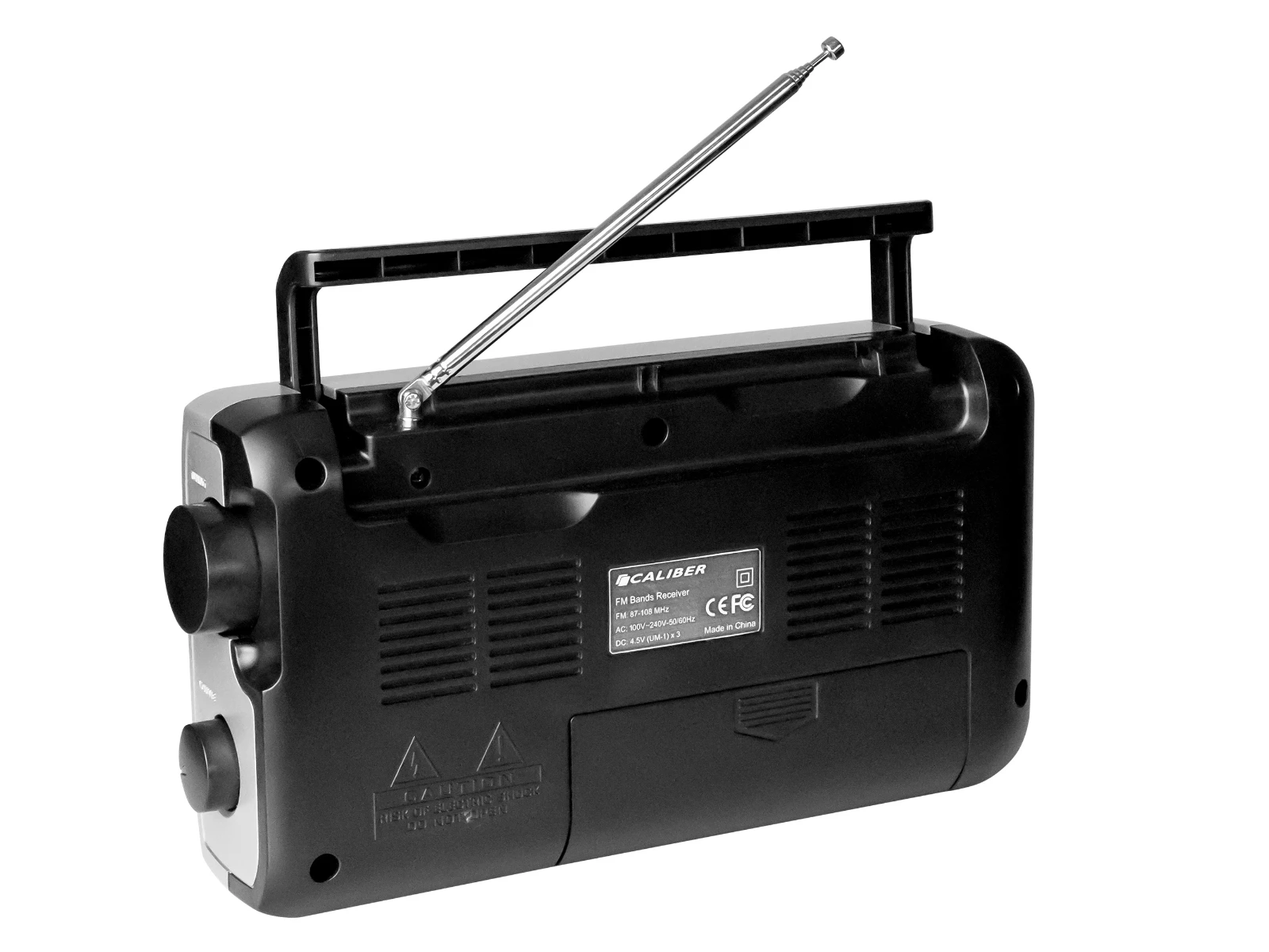 Caliber HPG317R-B Draagbare radio – 2 W – FM 87.5–108 MHz – Zwart