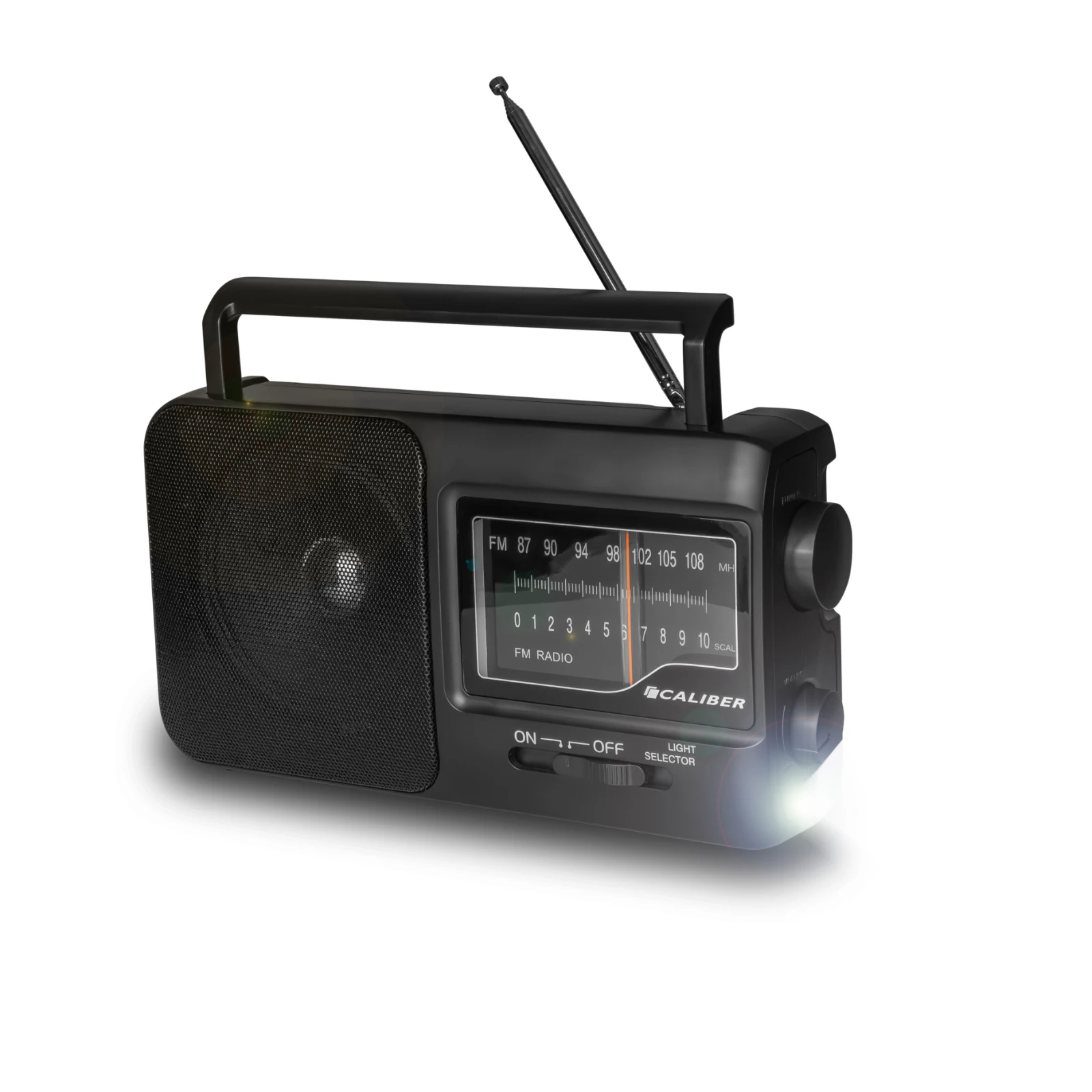 Caliber HPG317R-B Draagbare radio – 2 W – FM 87.5–108 MHz – Zwart