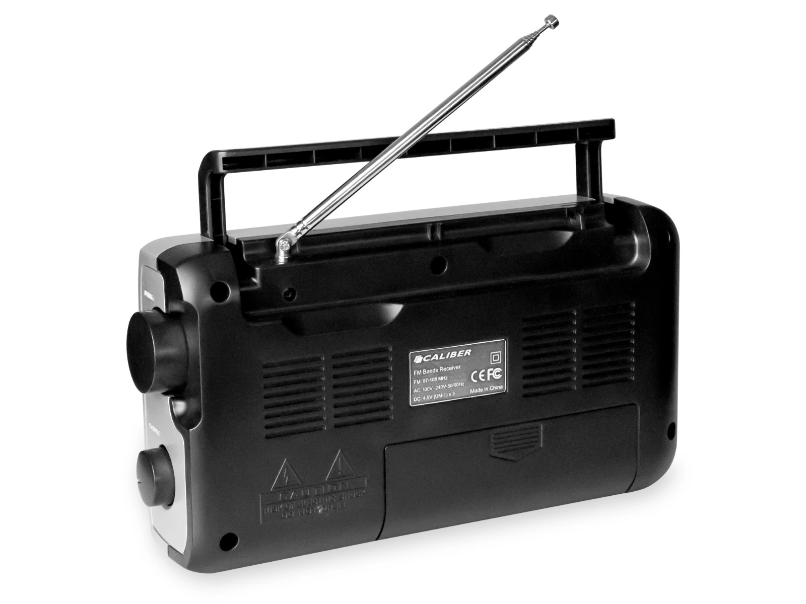 Caliber HPG317R-B Draagbare radio – 2 W – FM 87.5–108 MHz – Zwart