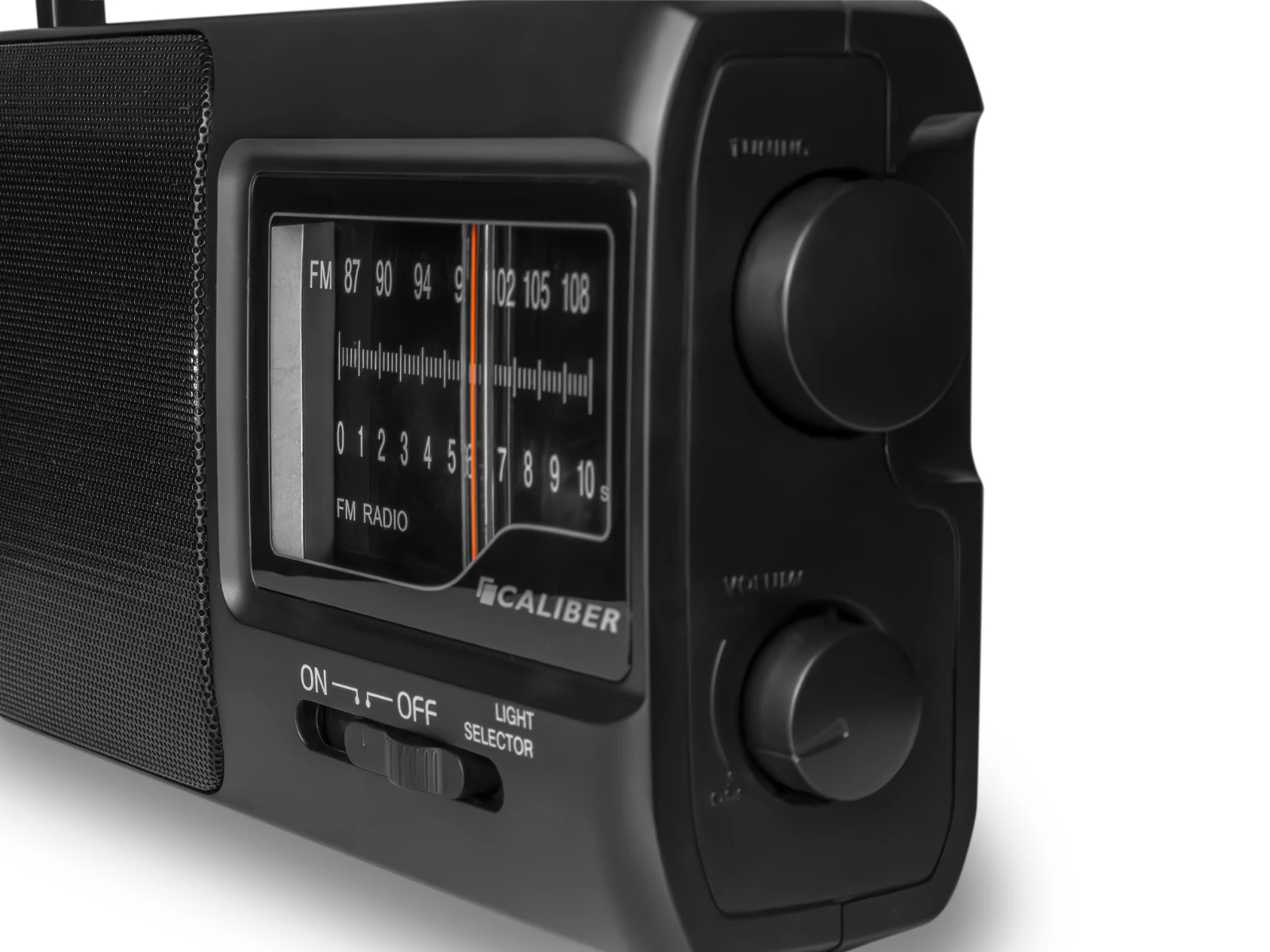 Caliber HPG317R-B Draagbare radio – 2 W – FM 87.5–108 MHz – Zwart