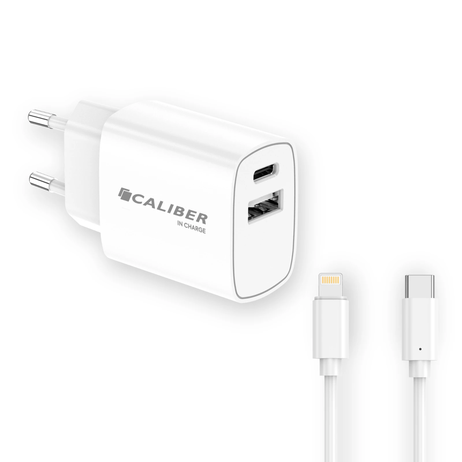 Caliber PSPQ-20CLW USB-oplader – 20 W – Wit