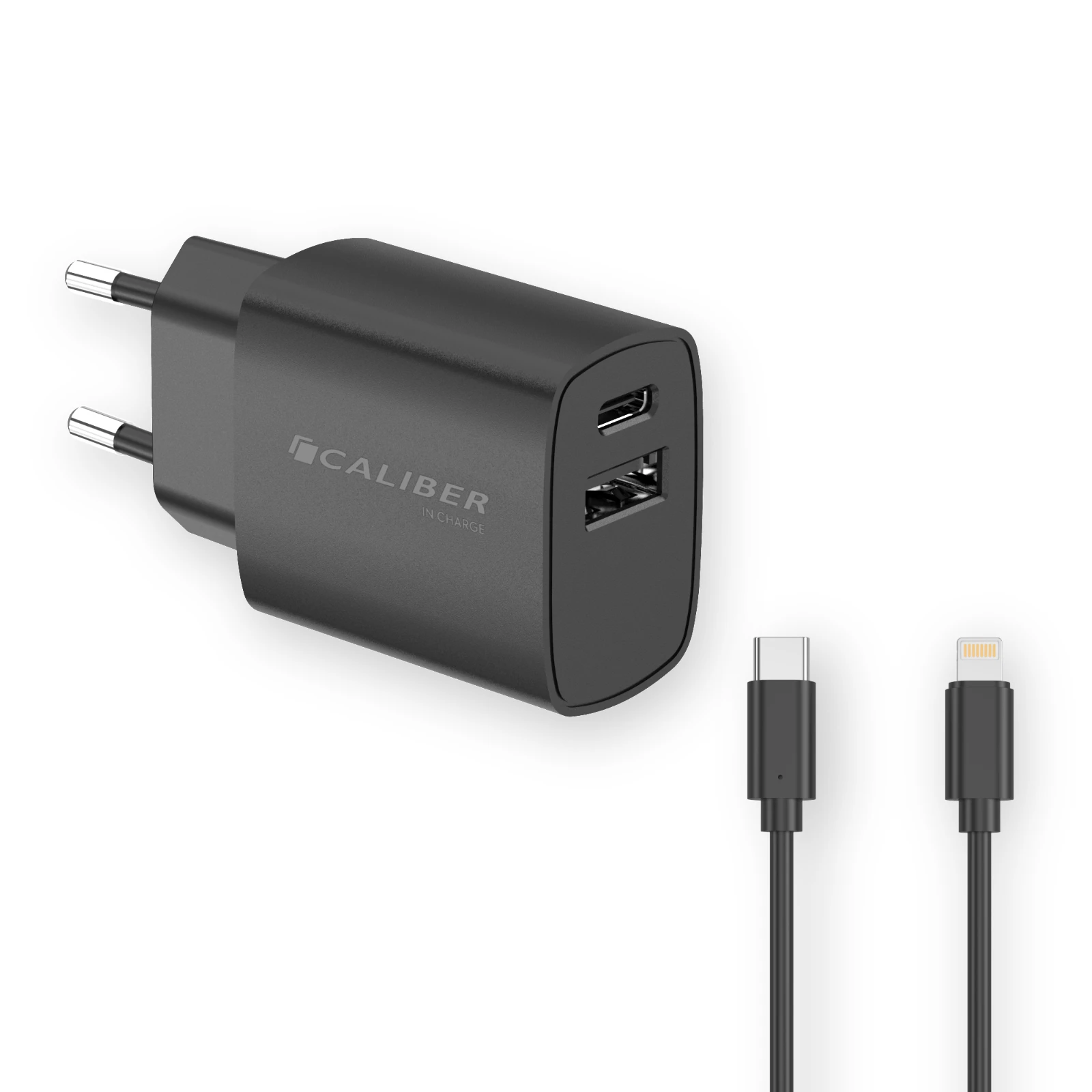Caliber PSPQ-20CLB USB-oplader – 20 W – Zwart