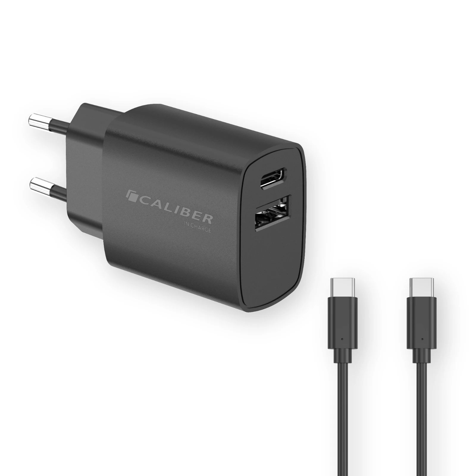 Caliber PSPQ-20CCB USB-oplader – 20 W – Zwart