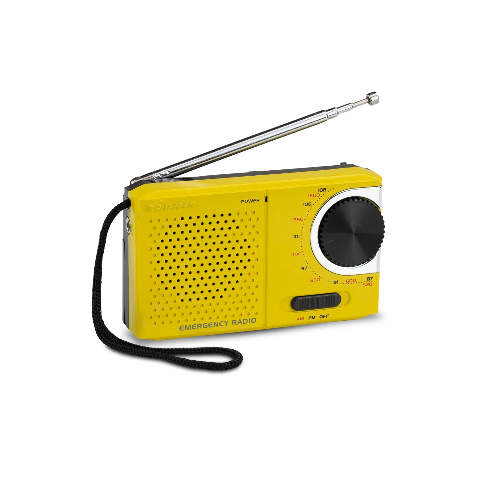 Caliber HPG311Y Draagbare radio – 0.5 W – AM / FM – Geel