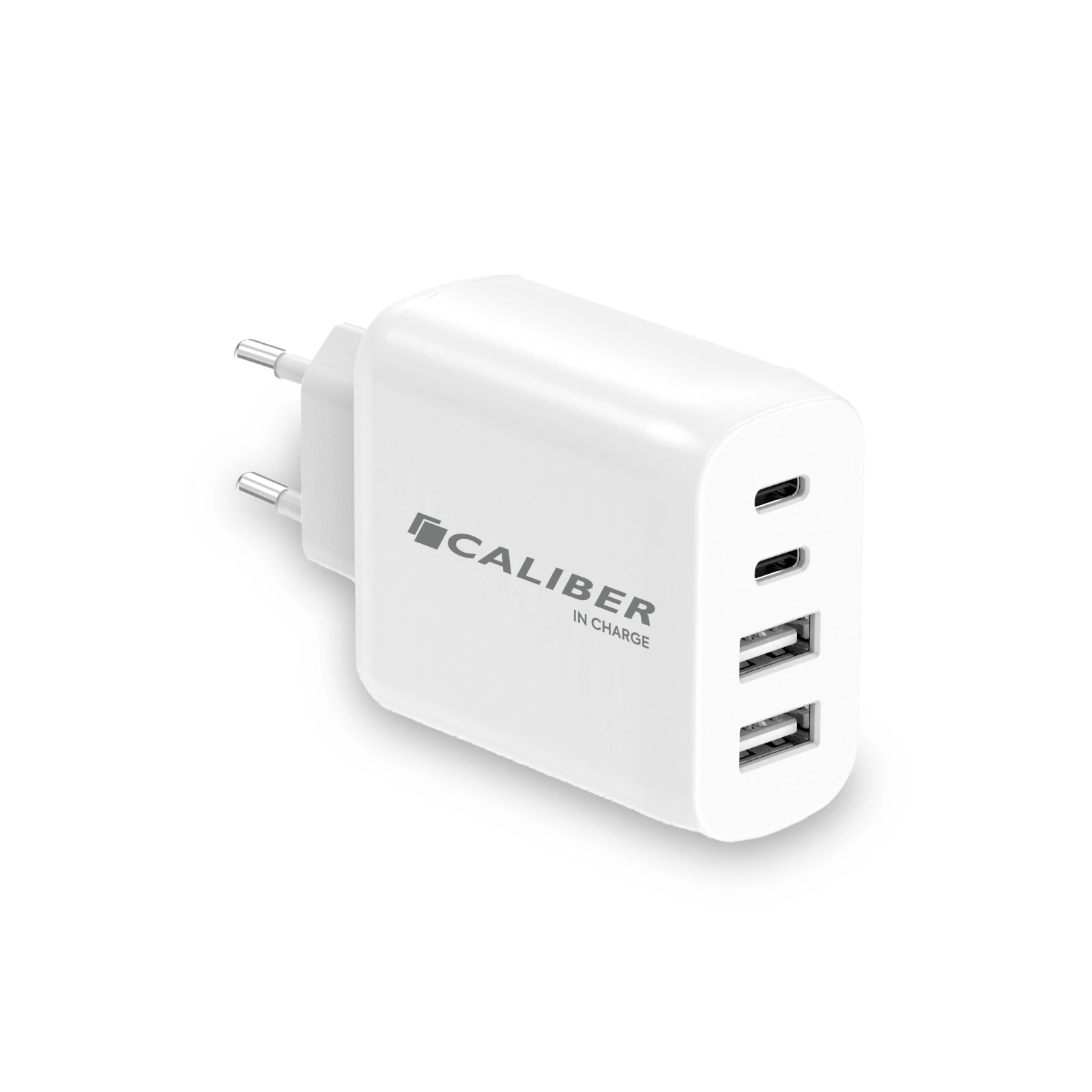 Caliber PSP-35W USB-oplader – 35 W – 2 × USB-C + 2 × USB-A