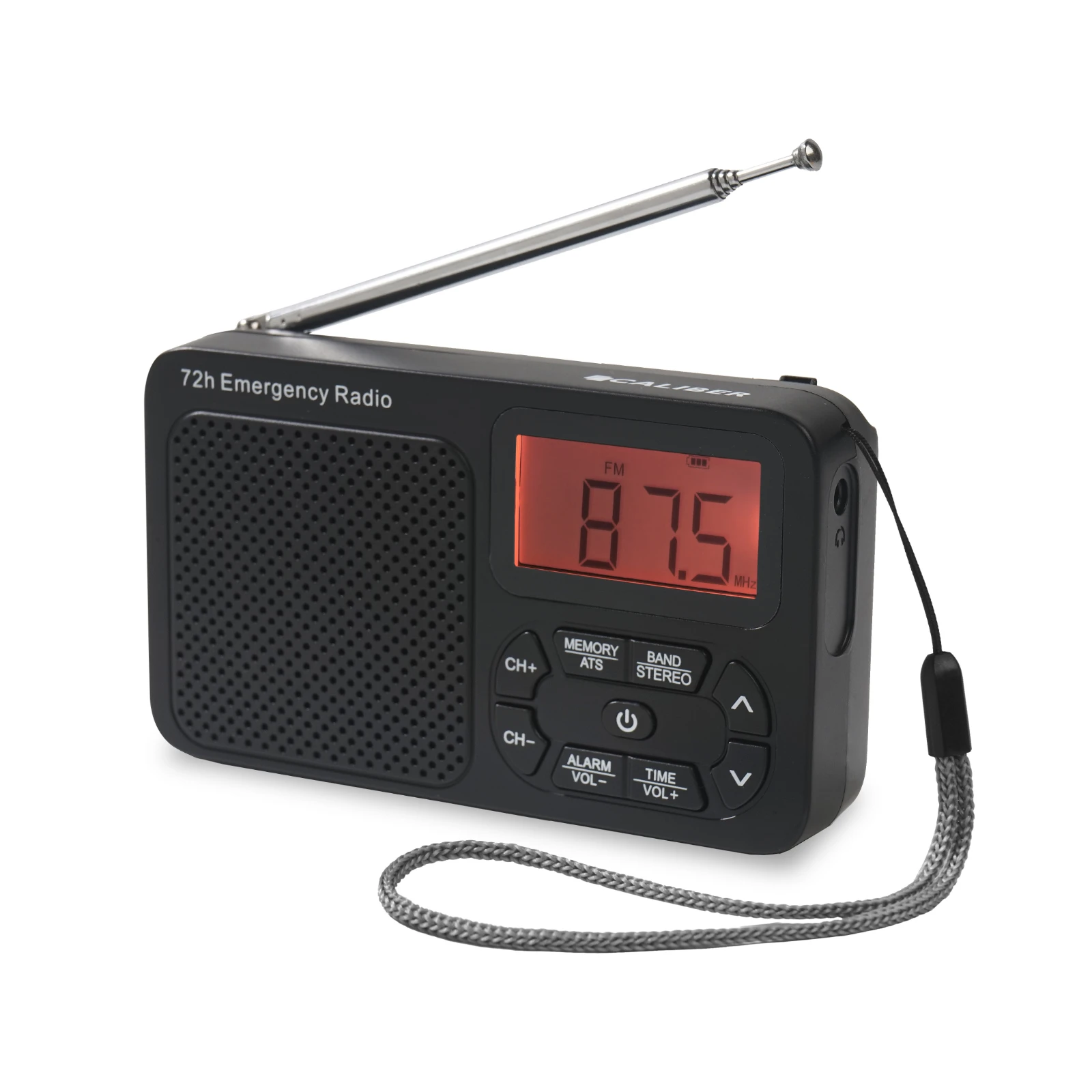 Caliber HPG320B Draagbare radio – AM / FM – Zwart
