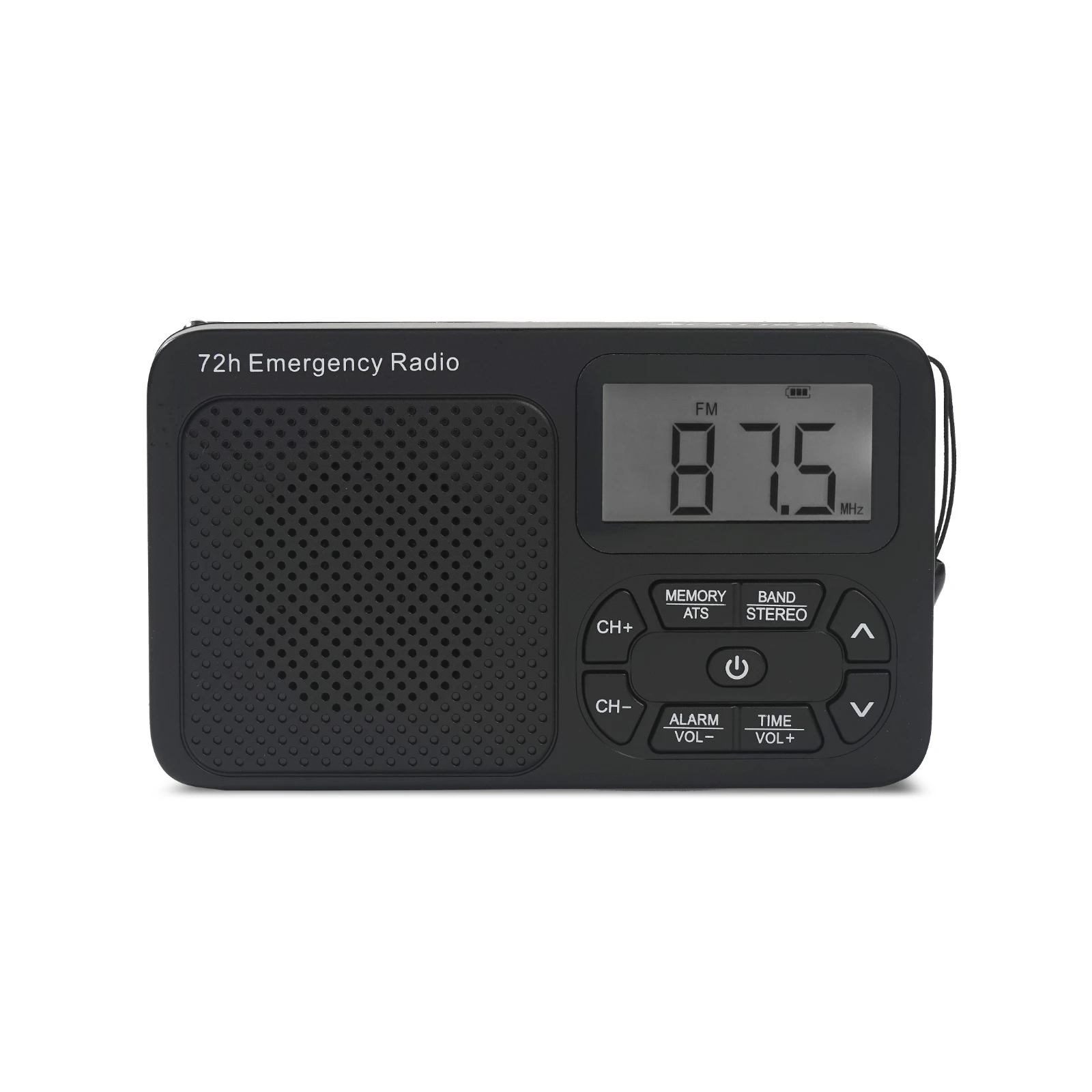 Caliber HPG320B Draagbare radio – AM / FM – Zwart