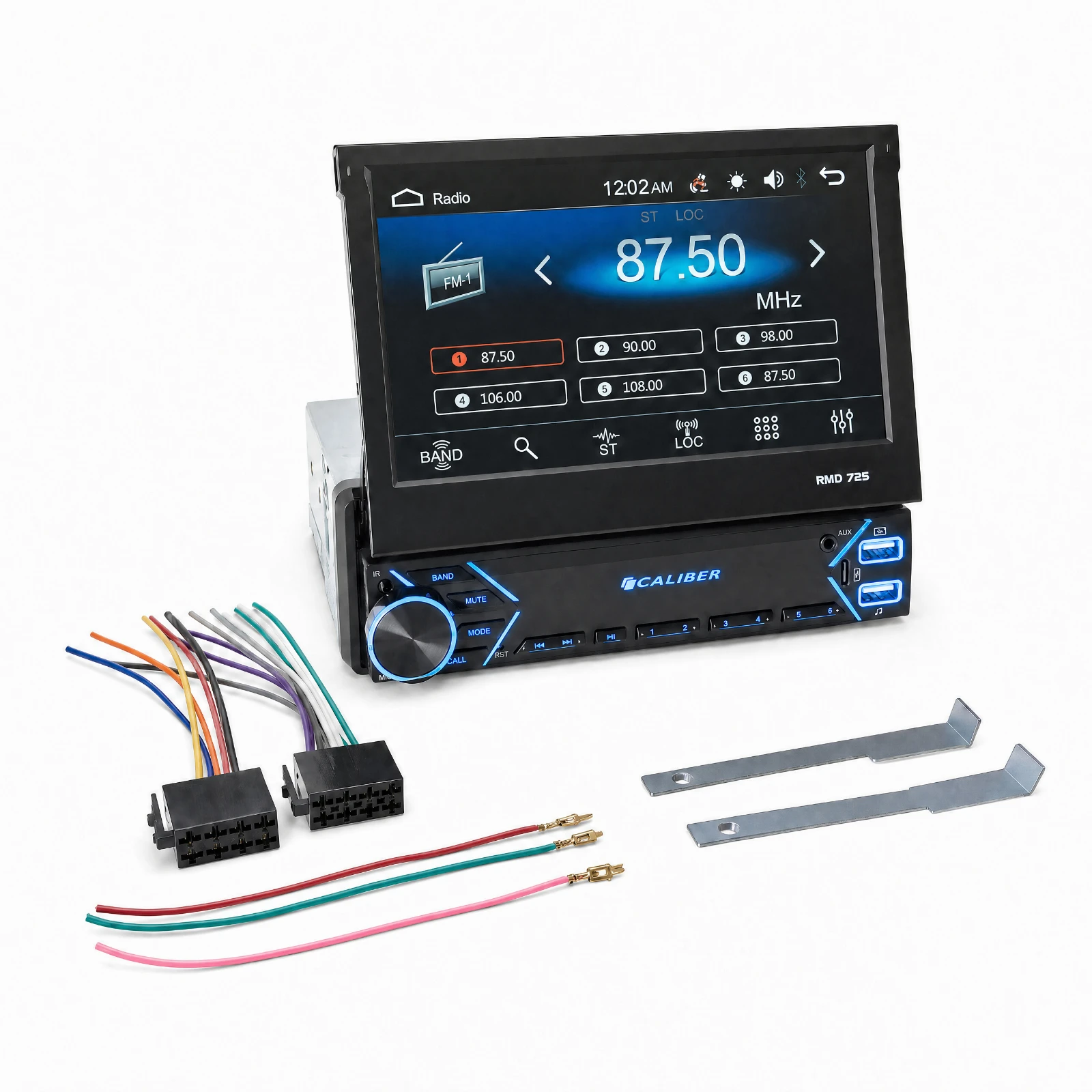 Caliber RMD725 Autoradio – FM 87.5–108 MHz