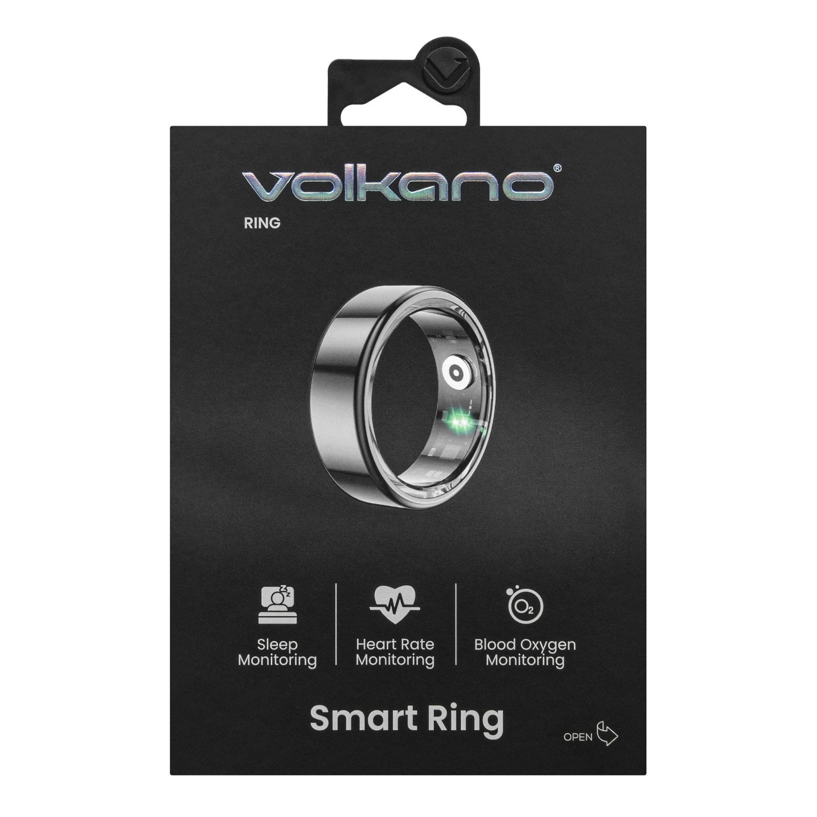 Volkano Smart Ring - 20mm - Zwart