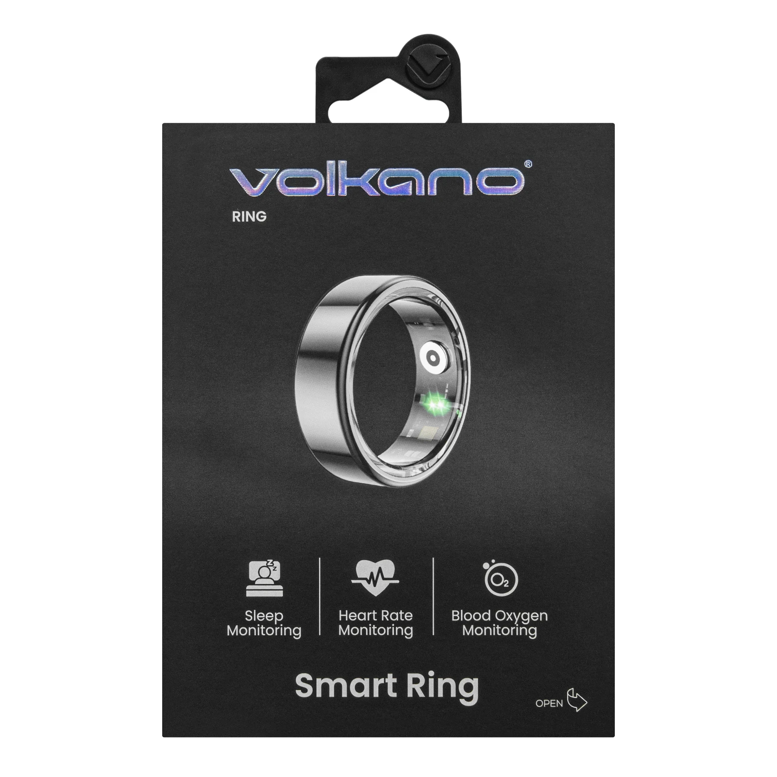 Volkano Smart Ring - 20.8mm - Zwart