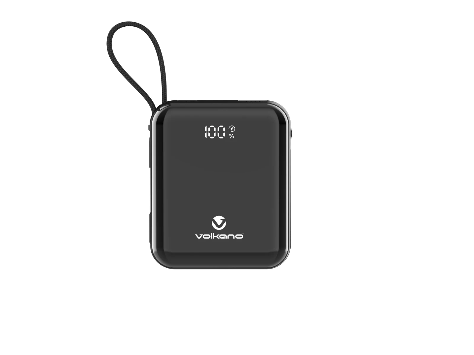Volkano Solace Powerbank – 10000 mAh / 38.5 Wh – Zwart