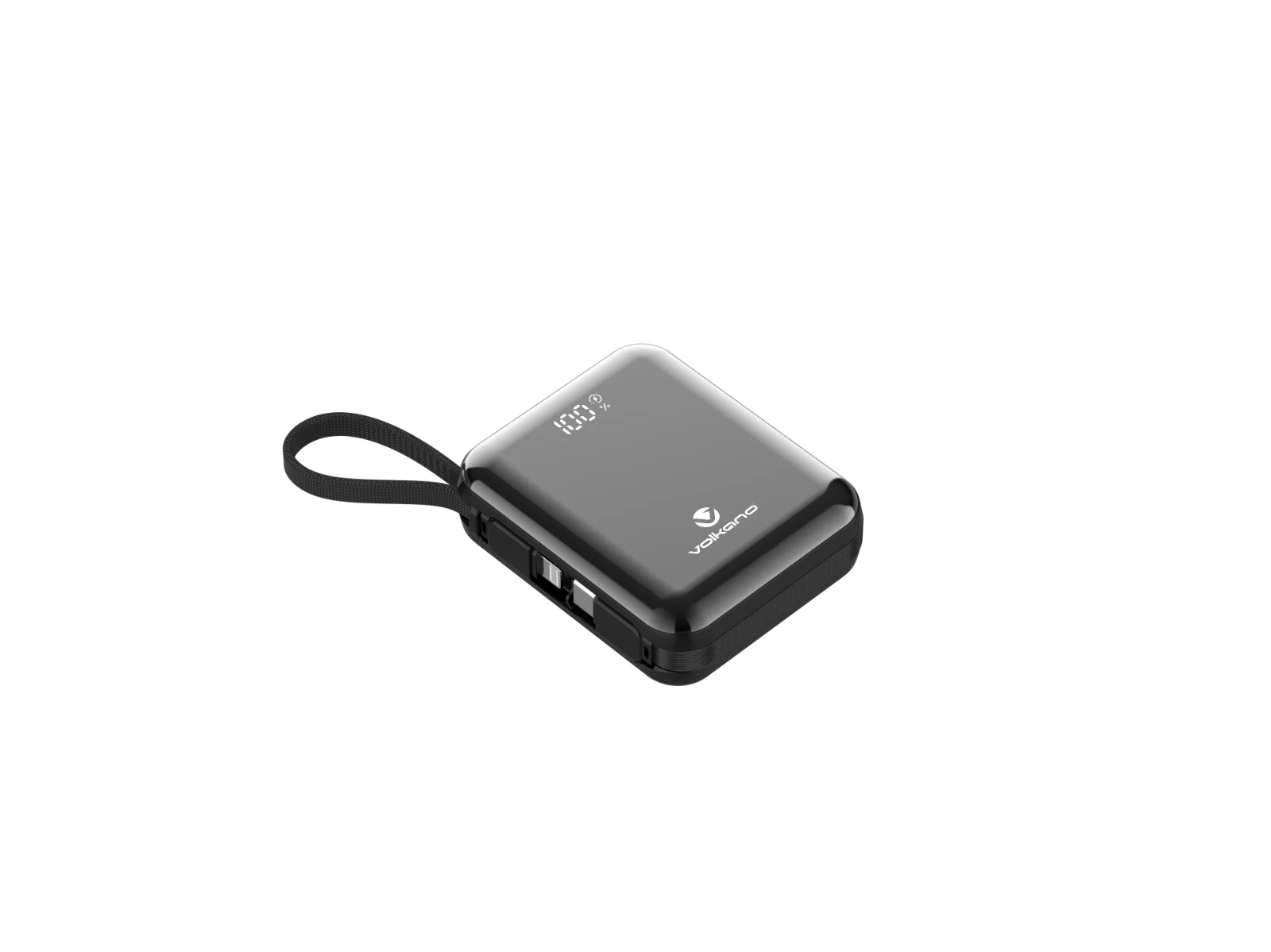 Volkano Solace Powerbank – 10000 mAh / 38.5 Wh – Zwart