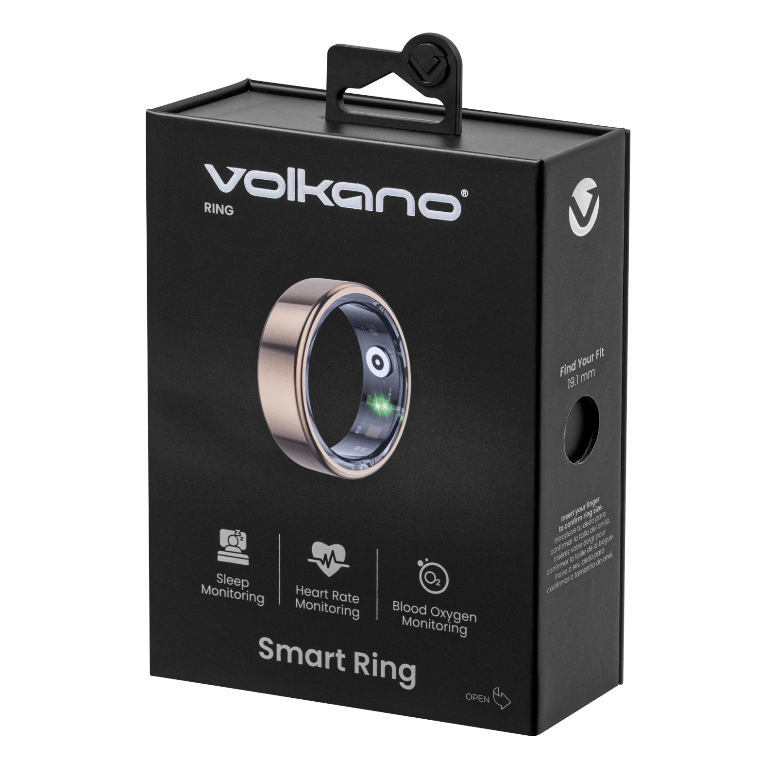 Volkano Smart ring – 19.1 mm – Goud