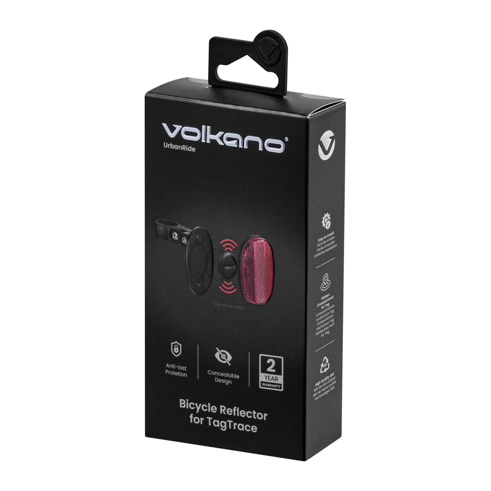 Volkano TagTrace Duo Fietsreflector met trackerhouder