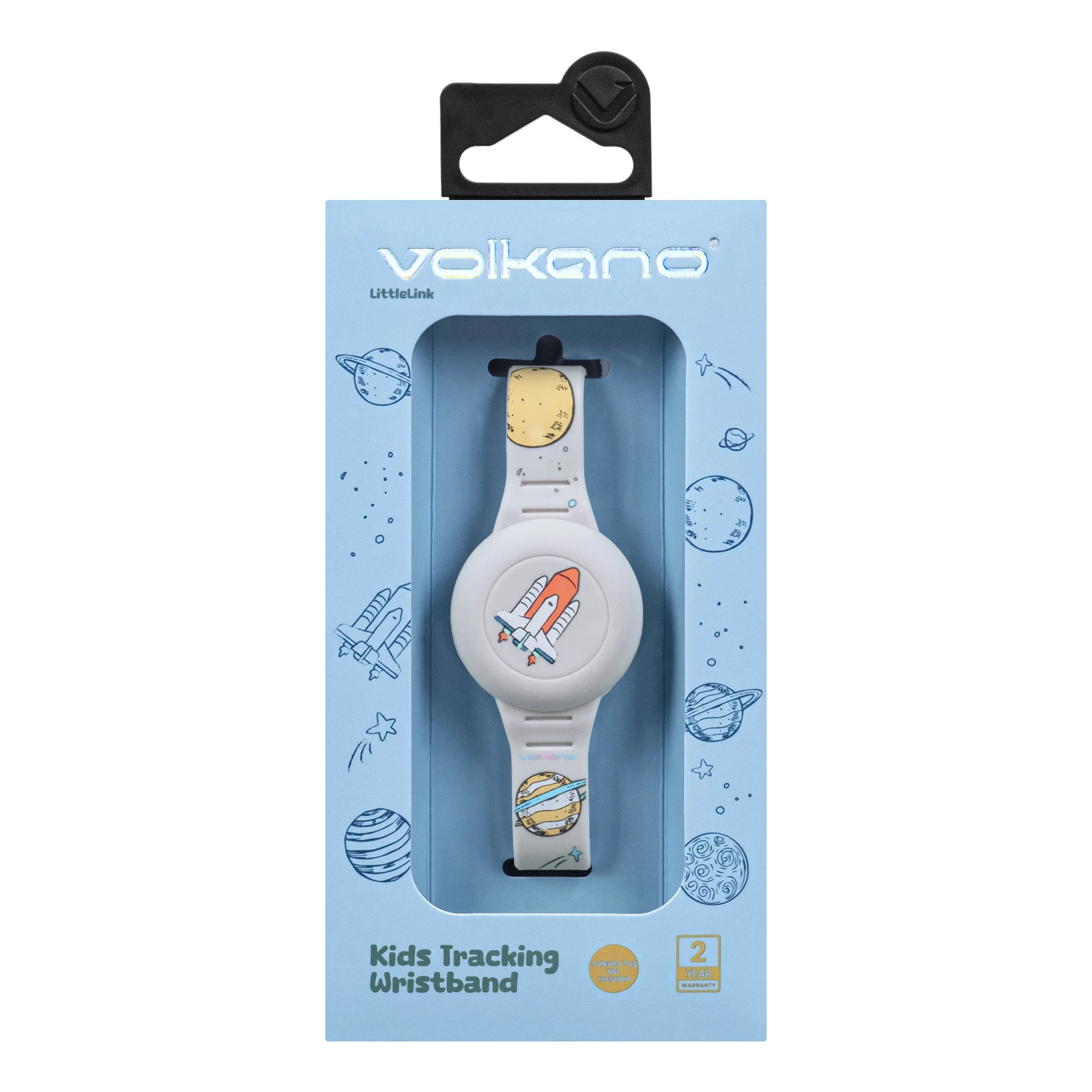 Volkano TagTrace Duo Siliconen polsbandje voor tracker – Beige