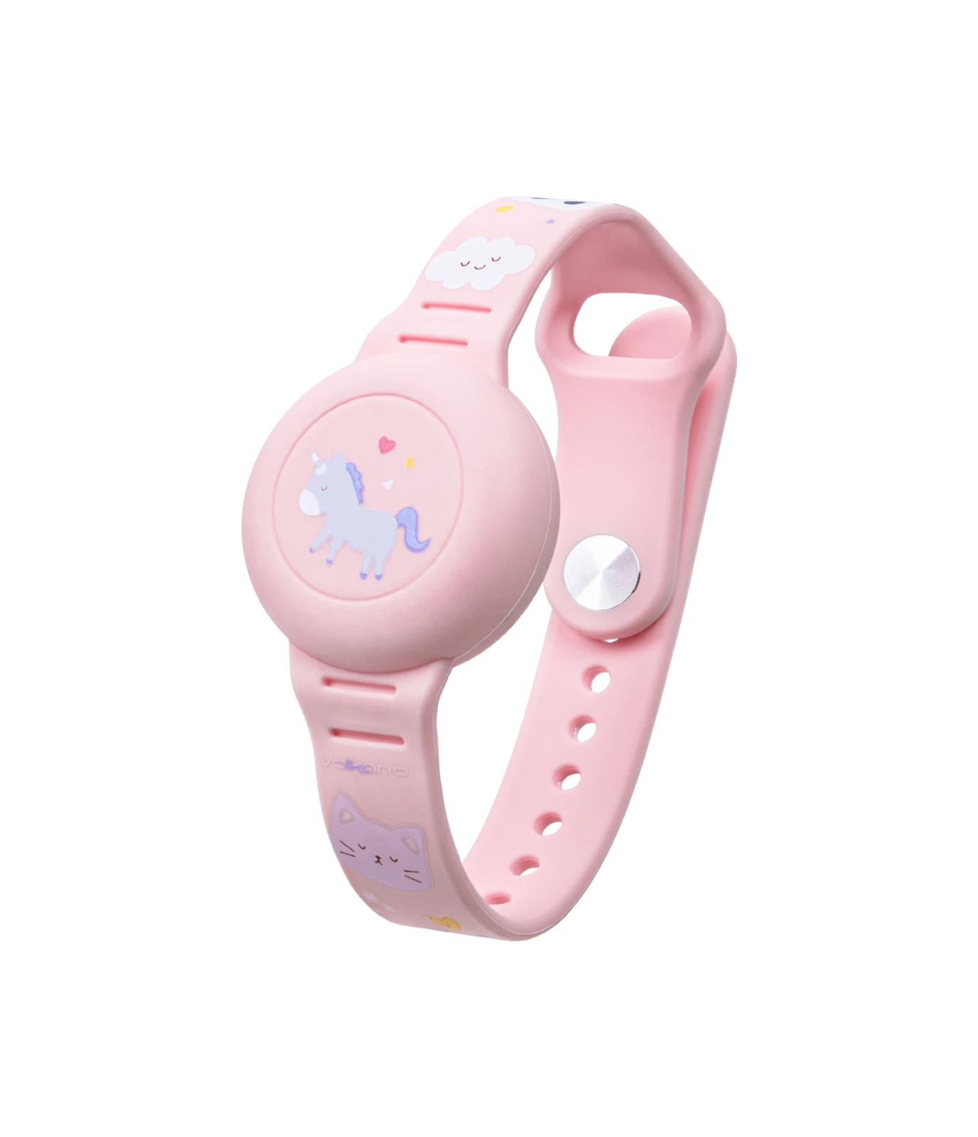 Volkano TagTrace Duo Siliconen polsbandje voor tracker – Roze