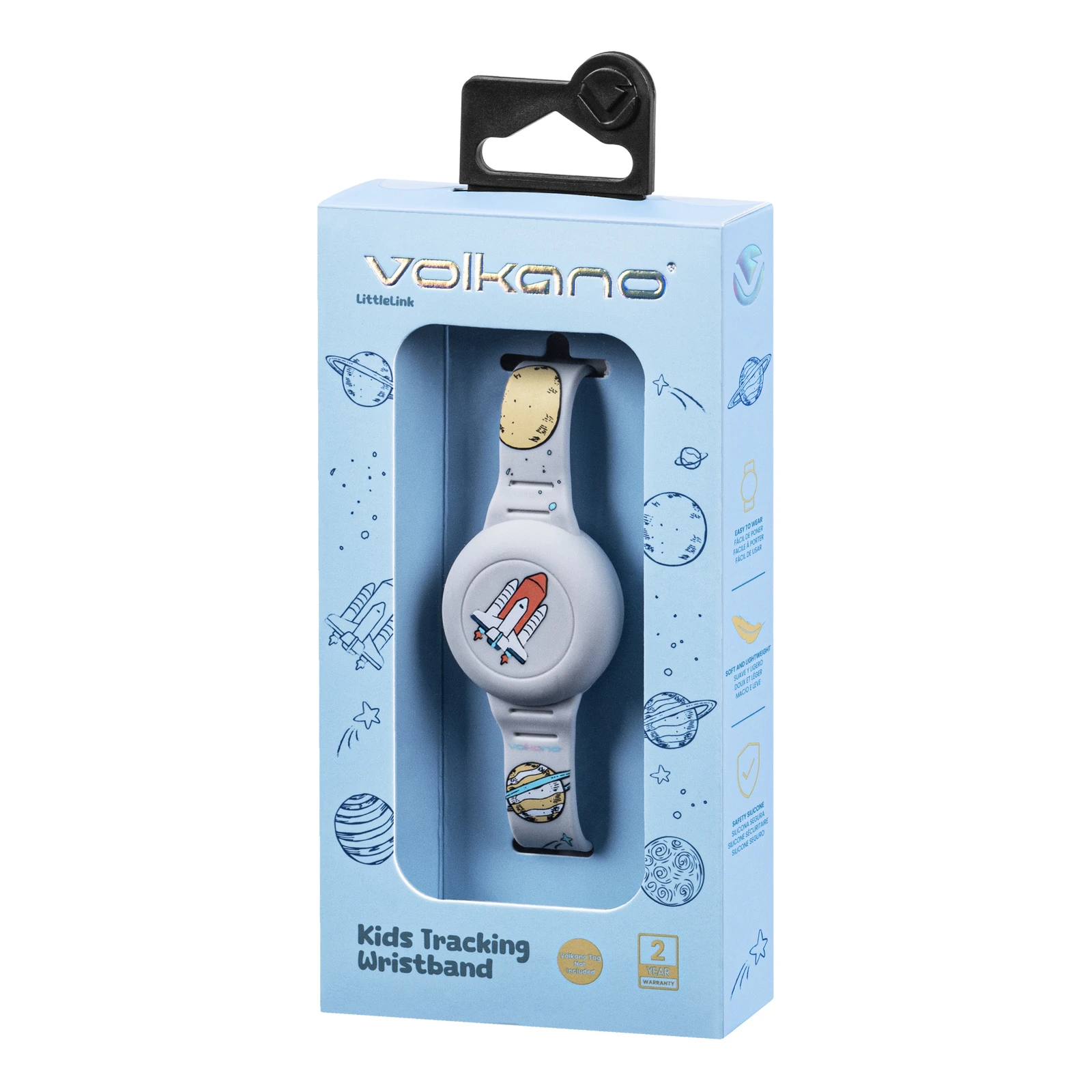 Volkano TagTrace Duo Siliconen polsbandje voor tracker – Beige