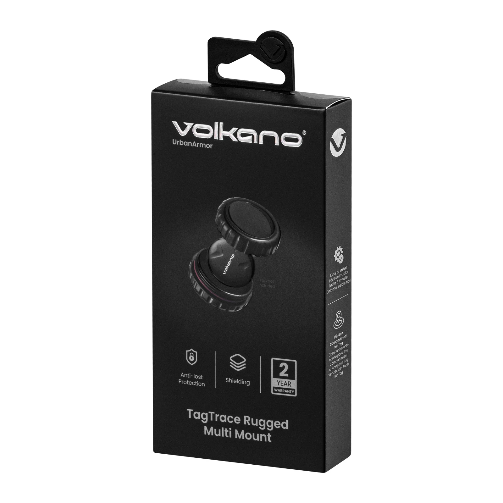 Volkano TagTrace Duo Beschermhoes voor tracker – Zwart – VK-5045-BK