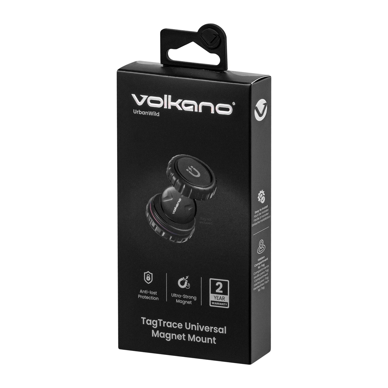Volkano TagTrace Duo Beschermhoes voor tracker – Zwart – VK-5046-BK