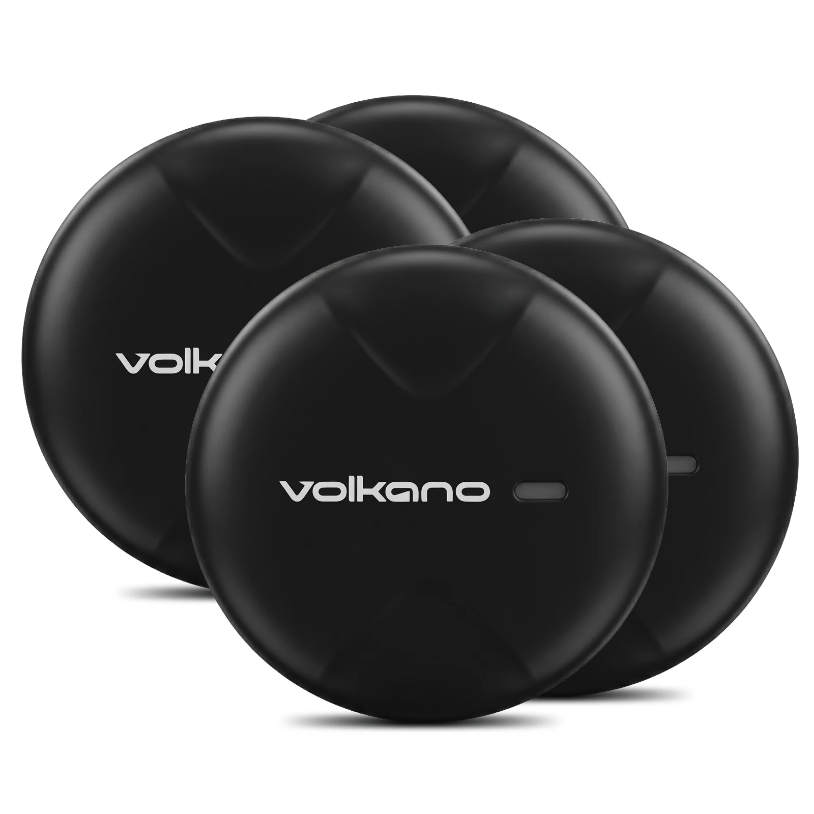 Volkano TagTrace Duo Bluetooth tracker – 4 stuks – Zwart