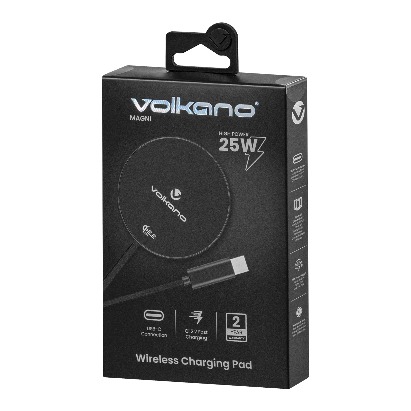 Volkano Magni Draadloze oplader – Zwart