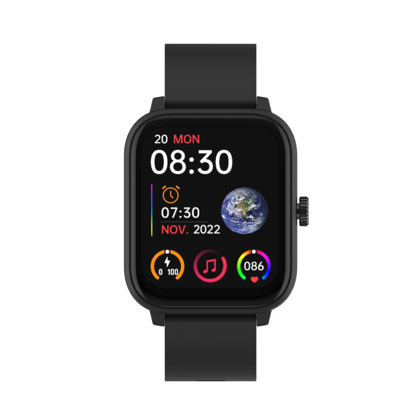 Volkano Stamina Smartwatch – Zwart