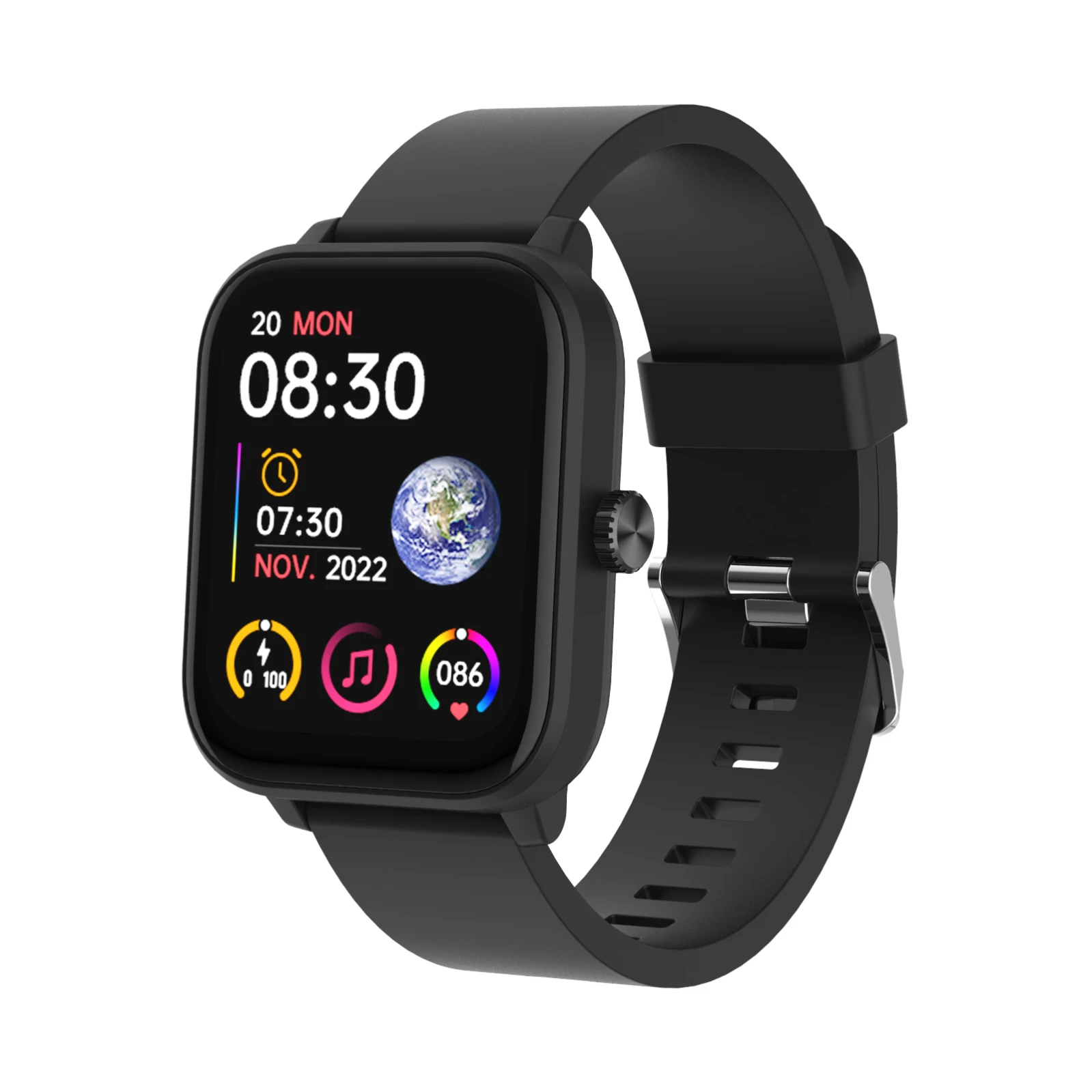 Volkano Stamina Smartwatch – Zwart