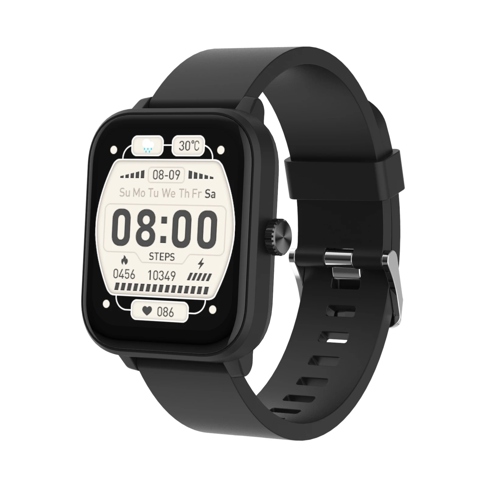 Volkano Stamina Smartwatch – Zwart