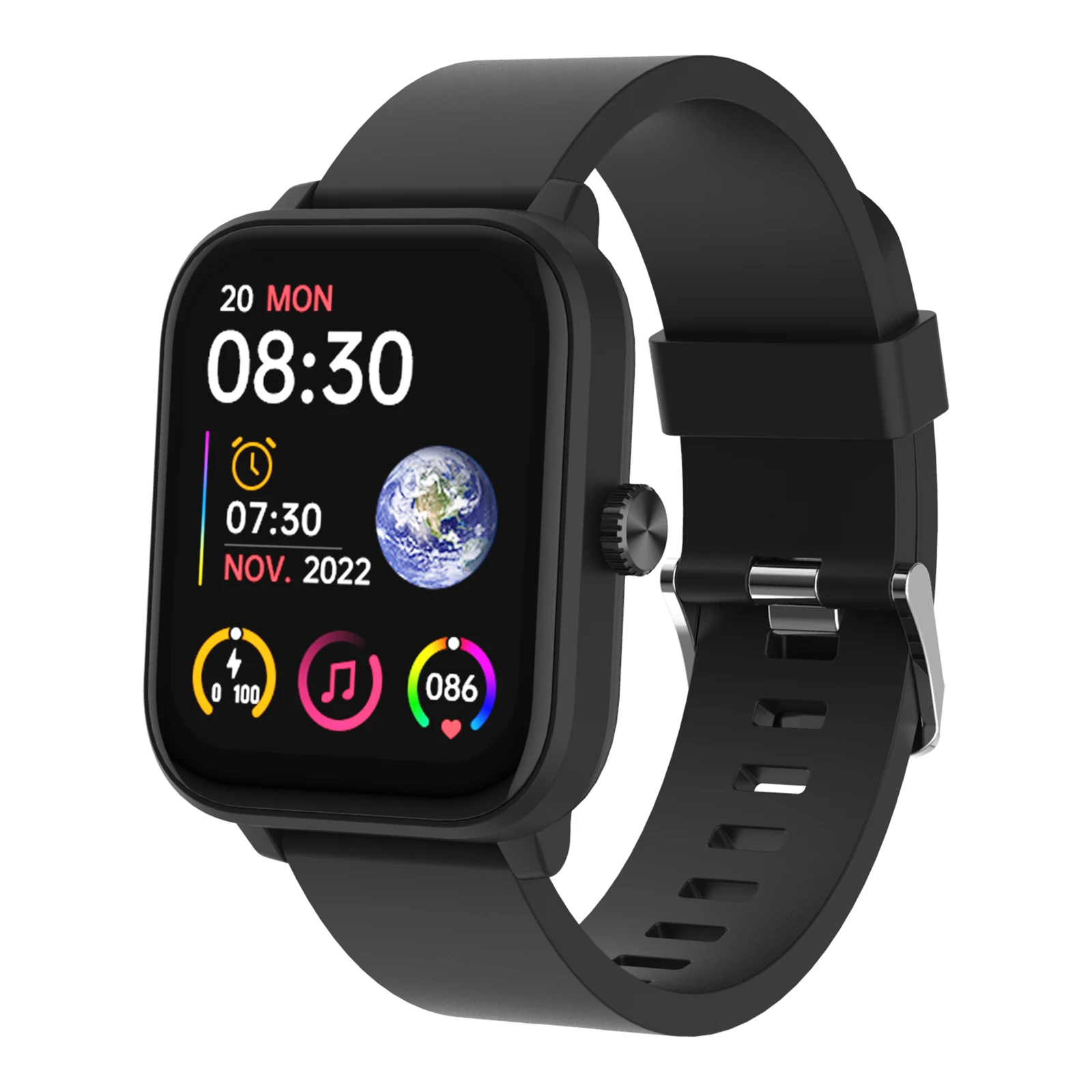 Volkano Stamina Smartwatch – Zwart