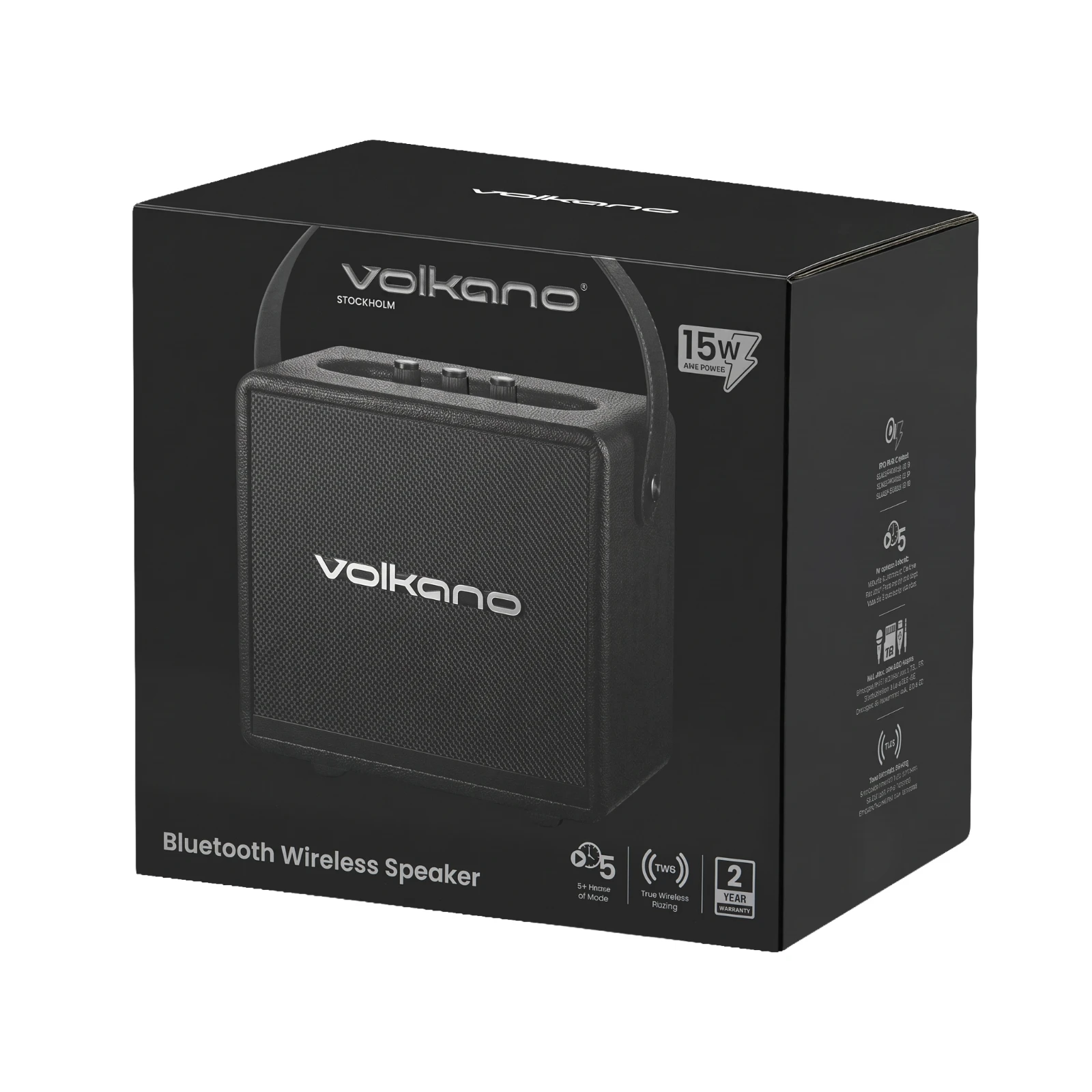 Volkano Stockholm Bluetooth speaker – 15 W