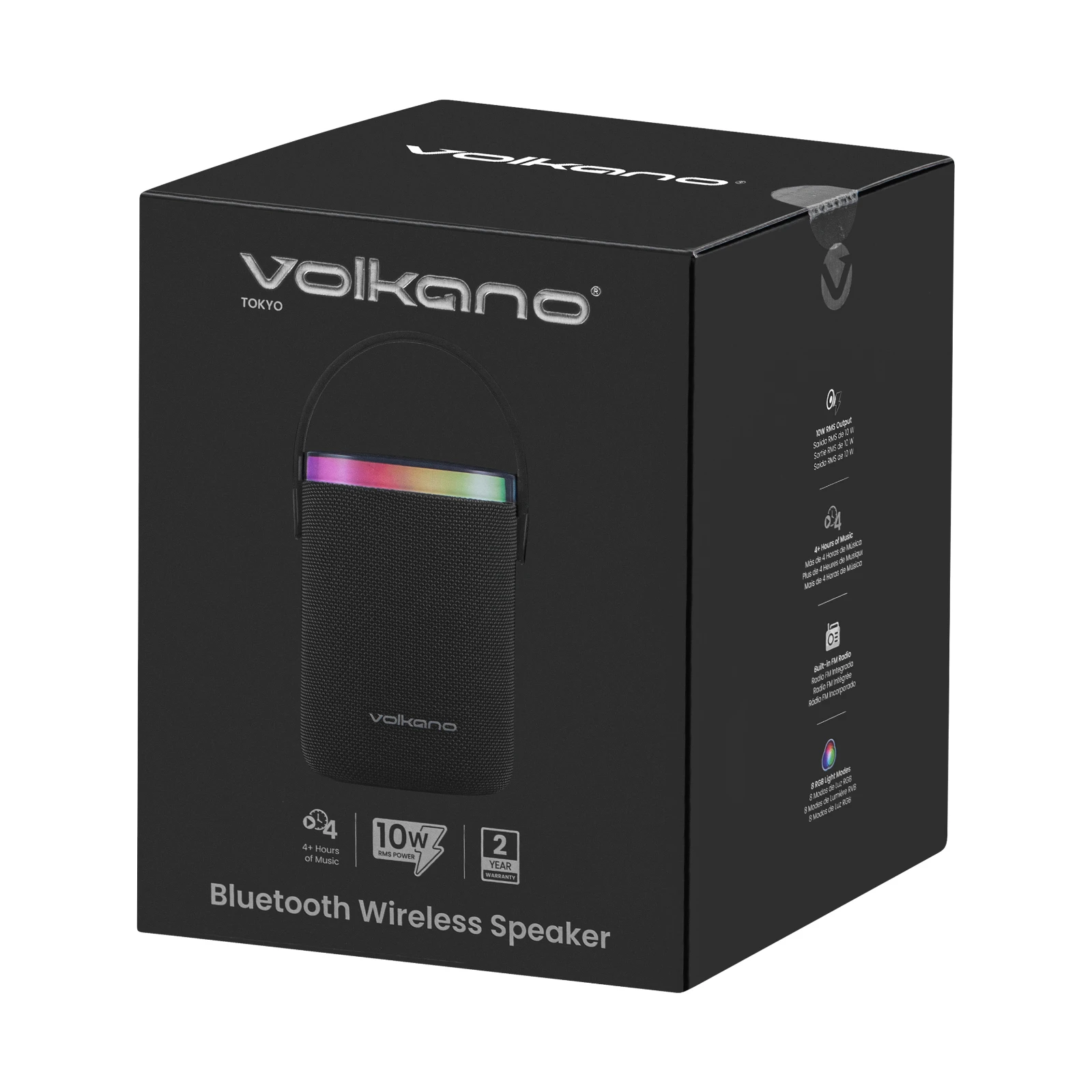 Volkano Tokyo Bluetooth speaker – 10 W – FM