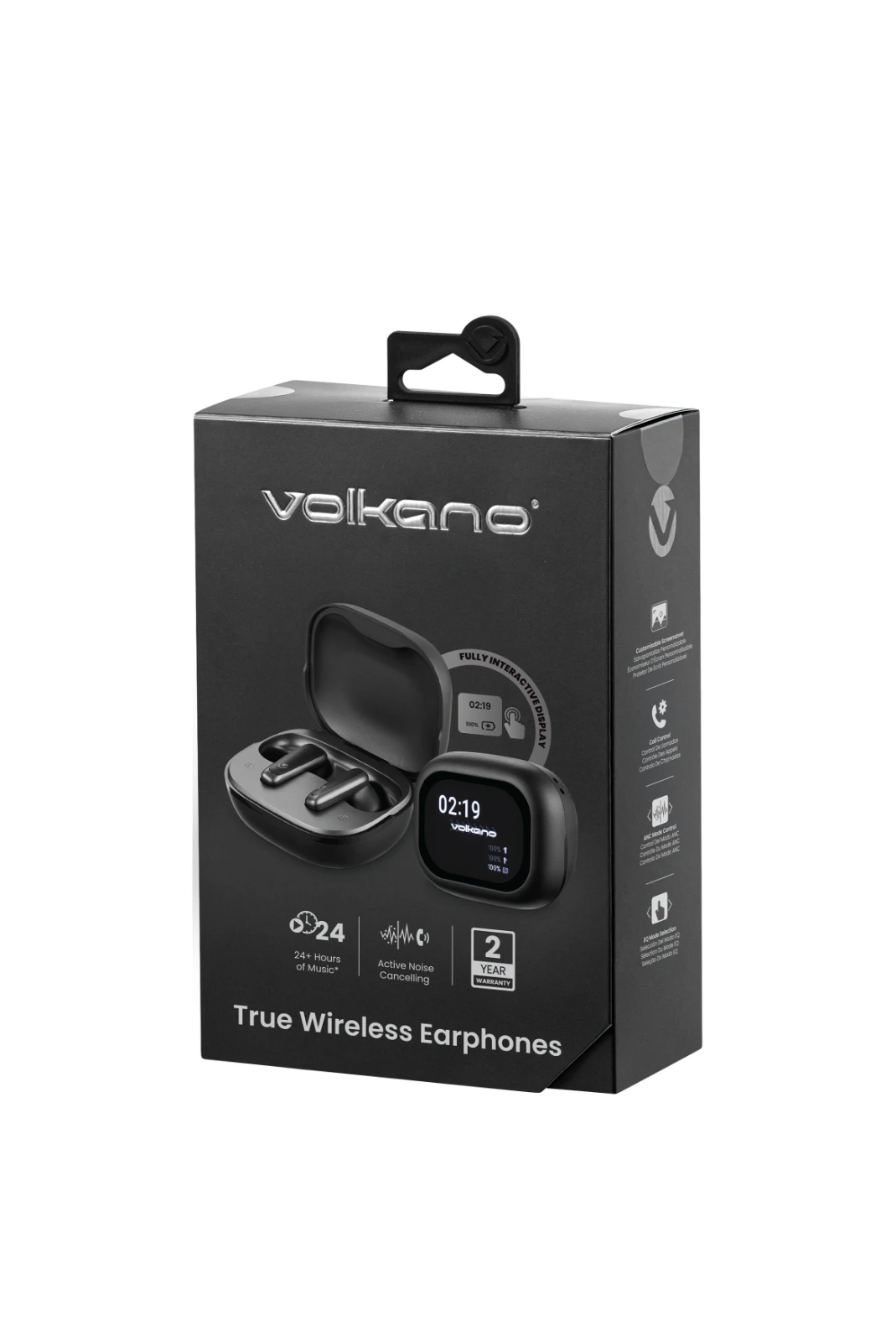 Volkano Vision Draadloze oordopjes – ANC – Zwart