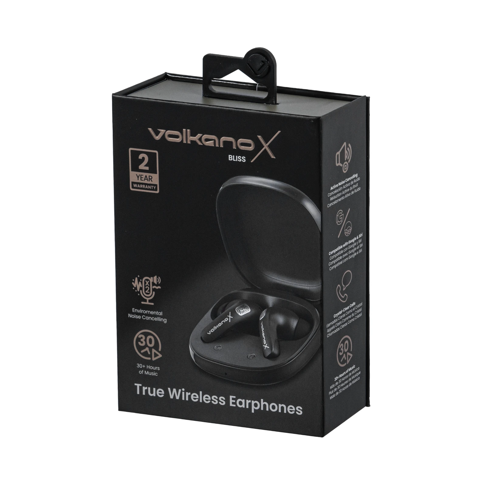 VolkanoX Bliss Draadloze oordopjes – ANC – Zwart