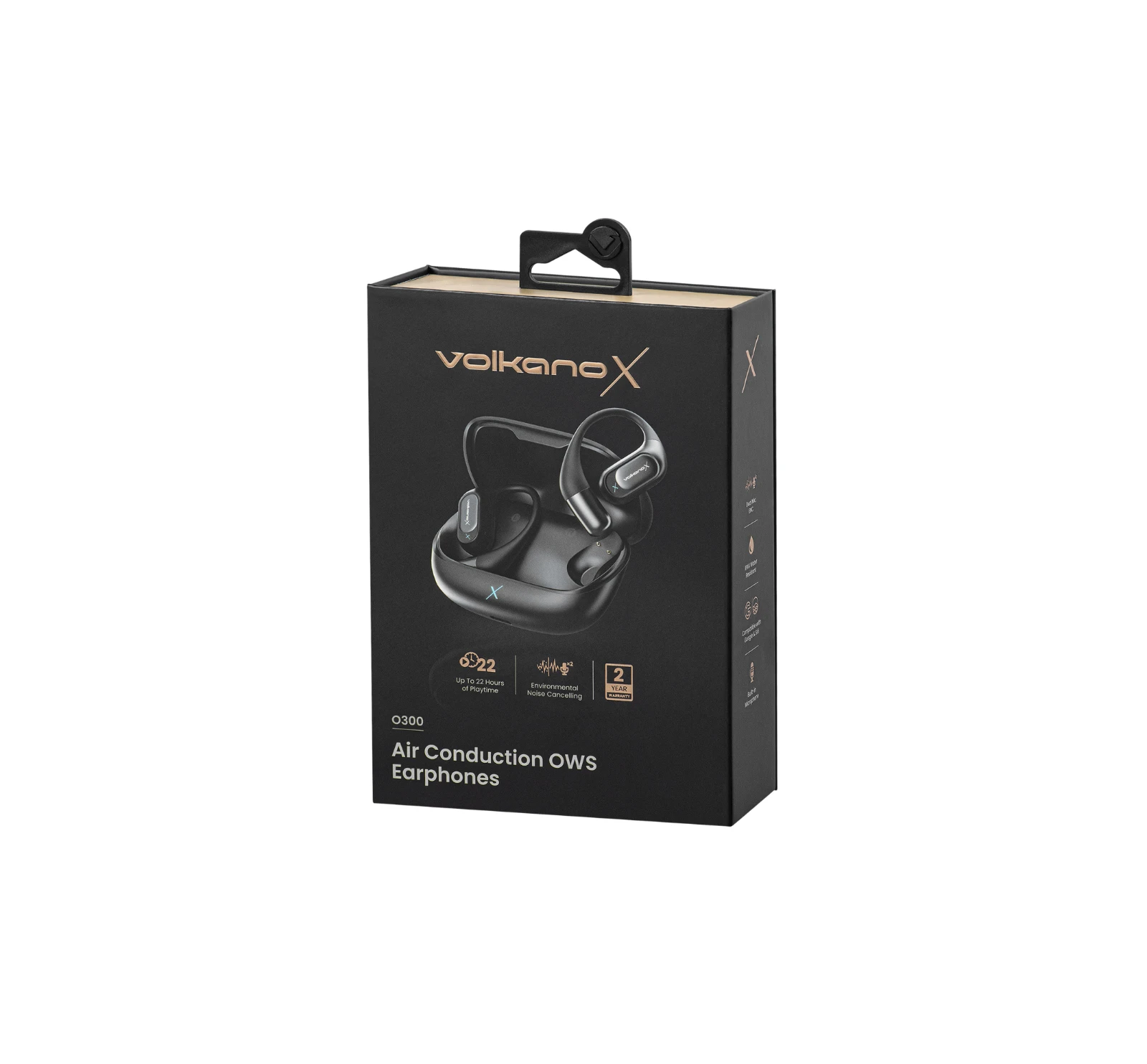 VolkanoX O300 Open-ear oordopjes – Zwart