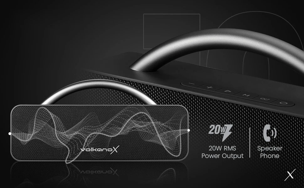 VolkanoX VXS200 Bluetooth speaker – 20 W – Zwart