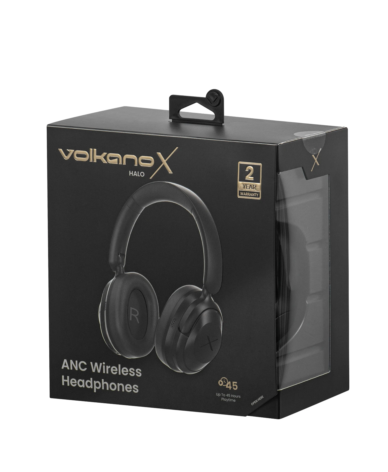 VolkanoX Halo Draadloze koptelefoon – ANC – Zwart