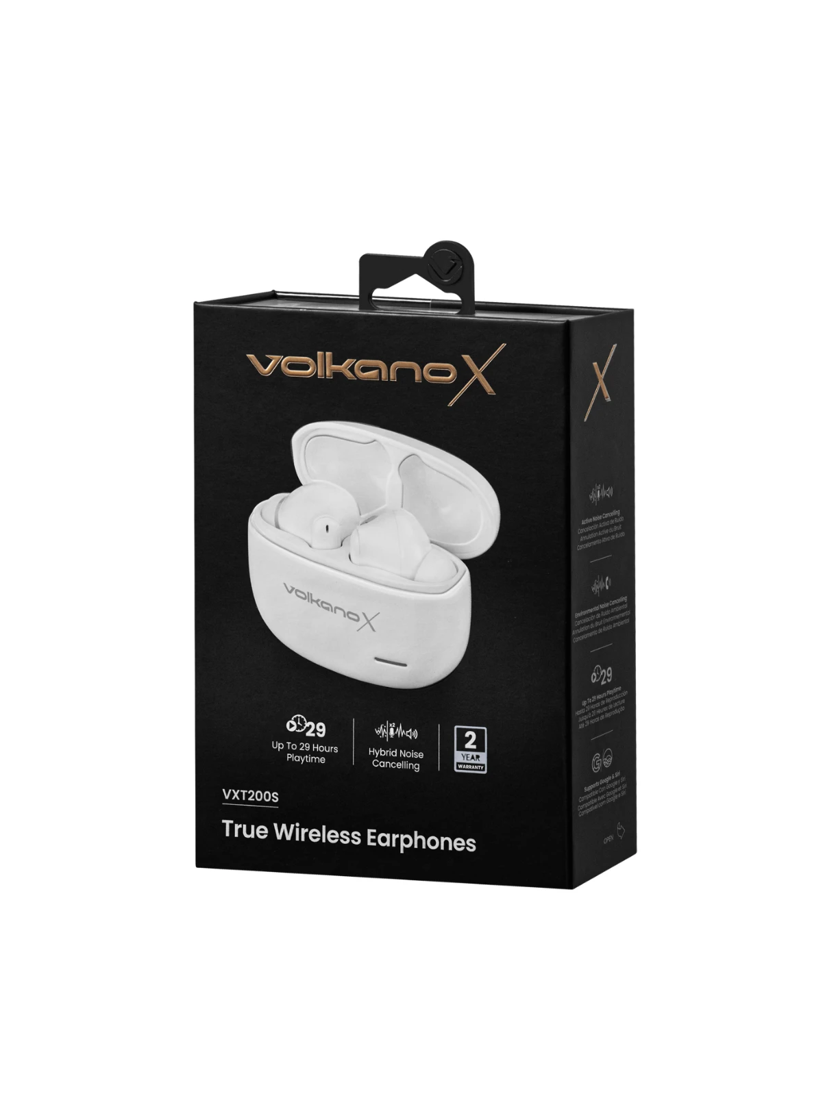 VolkanoX VXT200S Draadloze oordopjes – Hybride ANC – Wit
