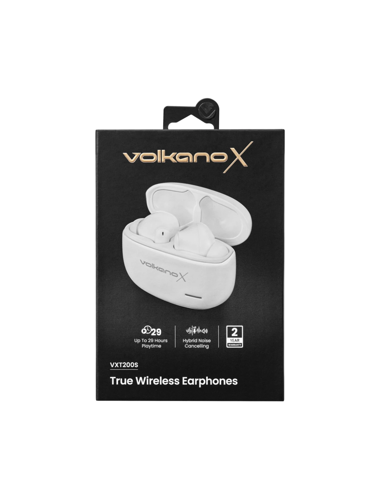VolkanoX VXT200S Draadloze oordopjes – Hybride ANC – Wit