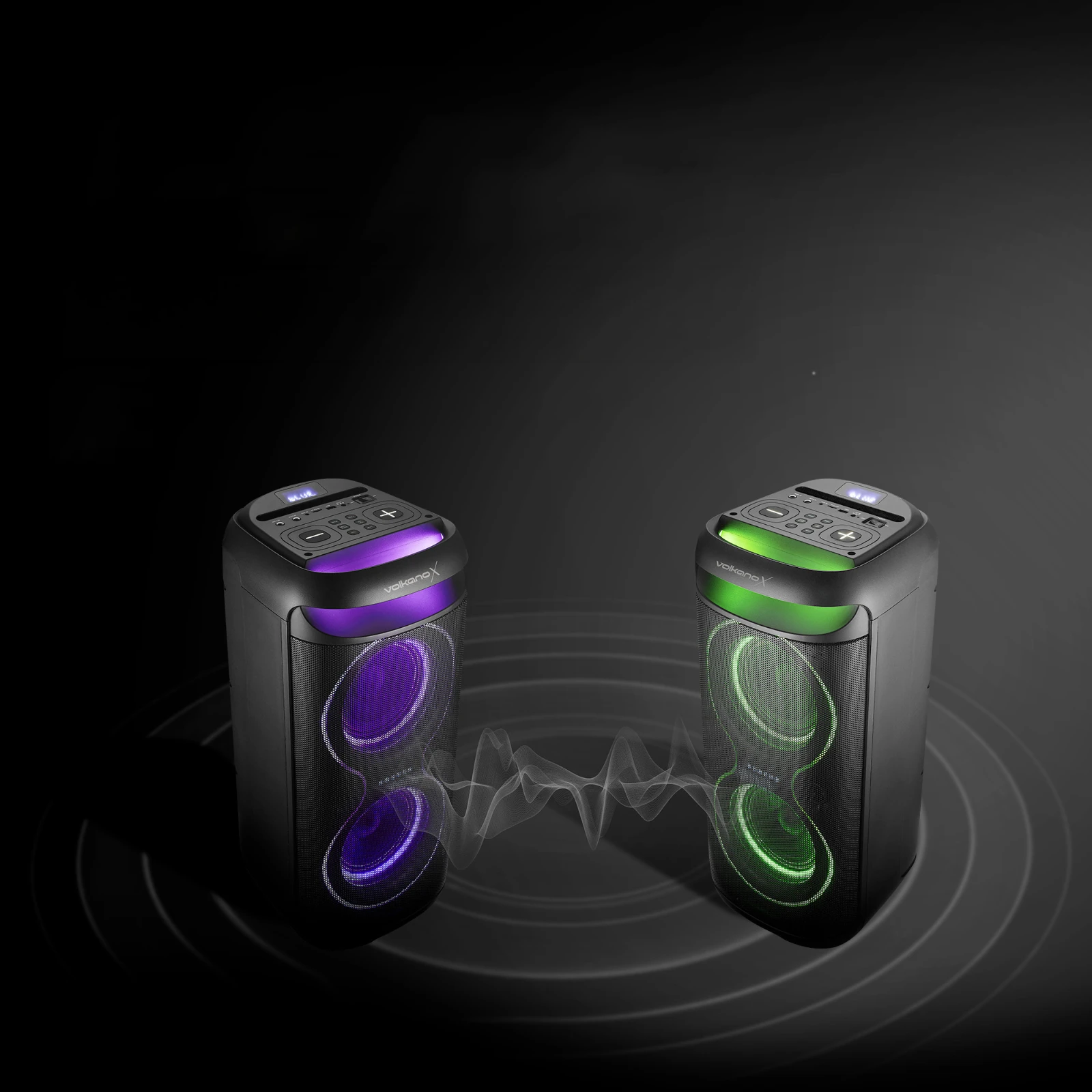 VolkanoX VXP200 Party speaker – Zwart