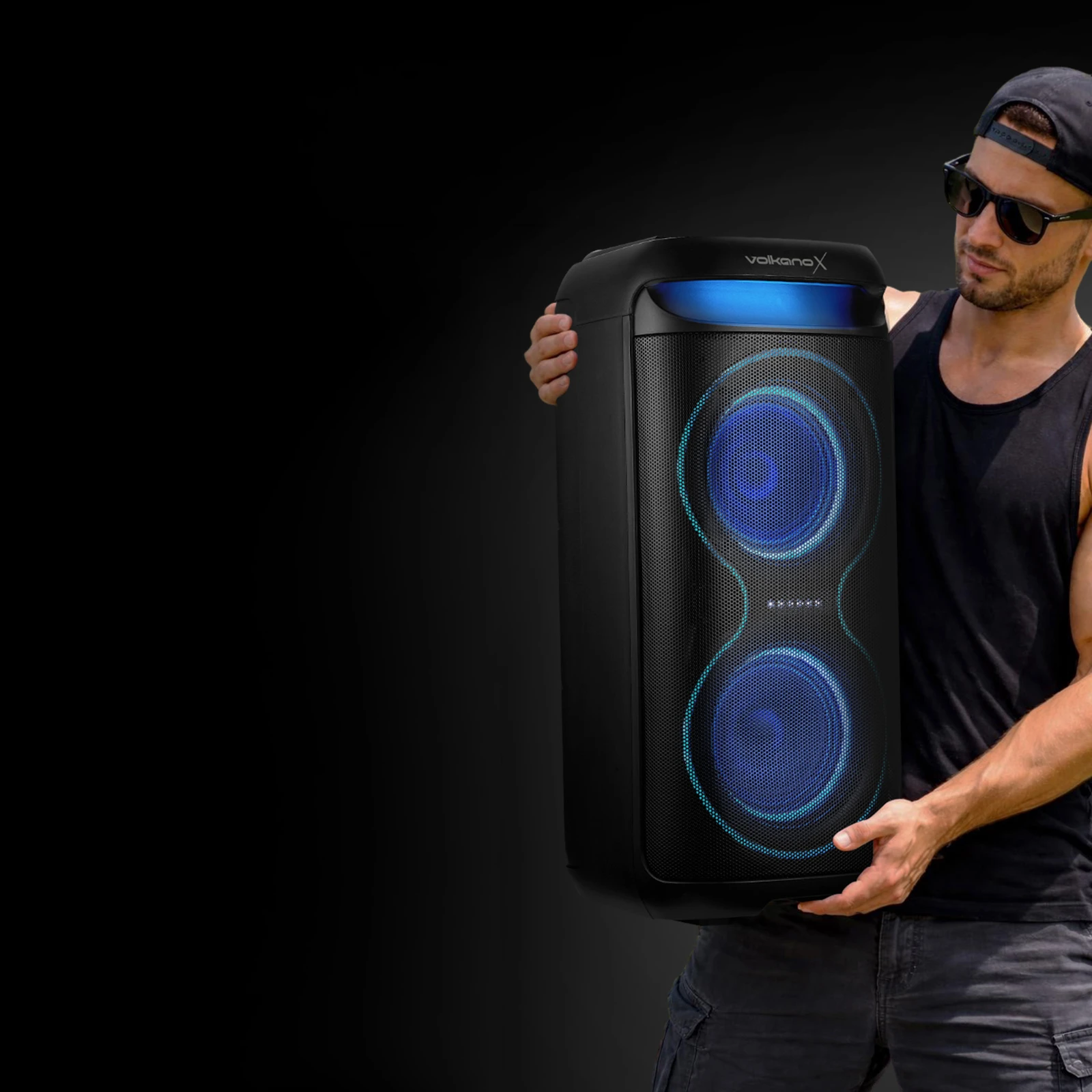 VolkanoX VXP200 Party speaker – Zwart